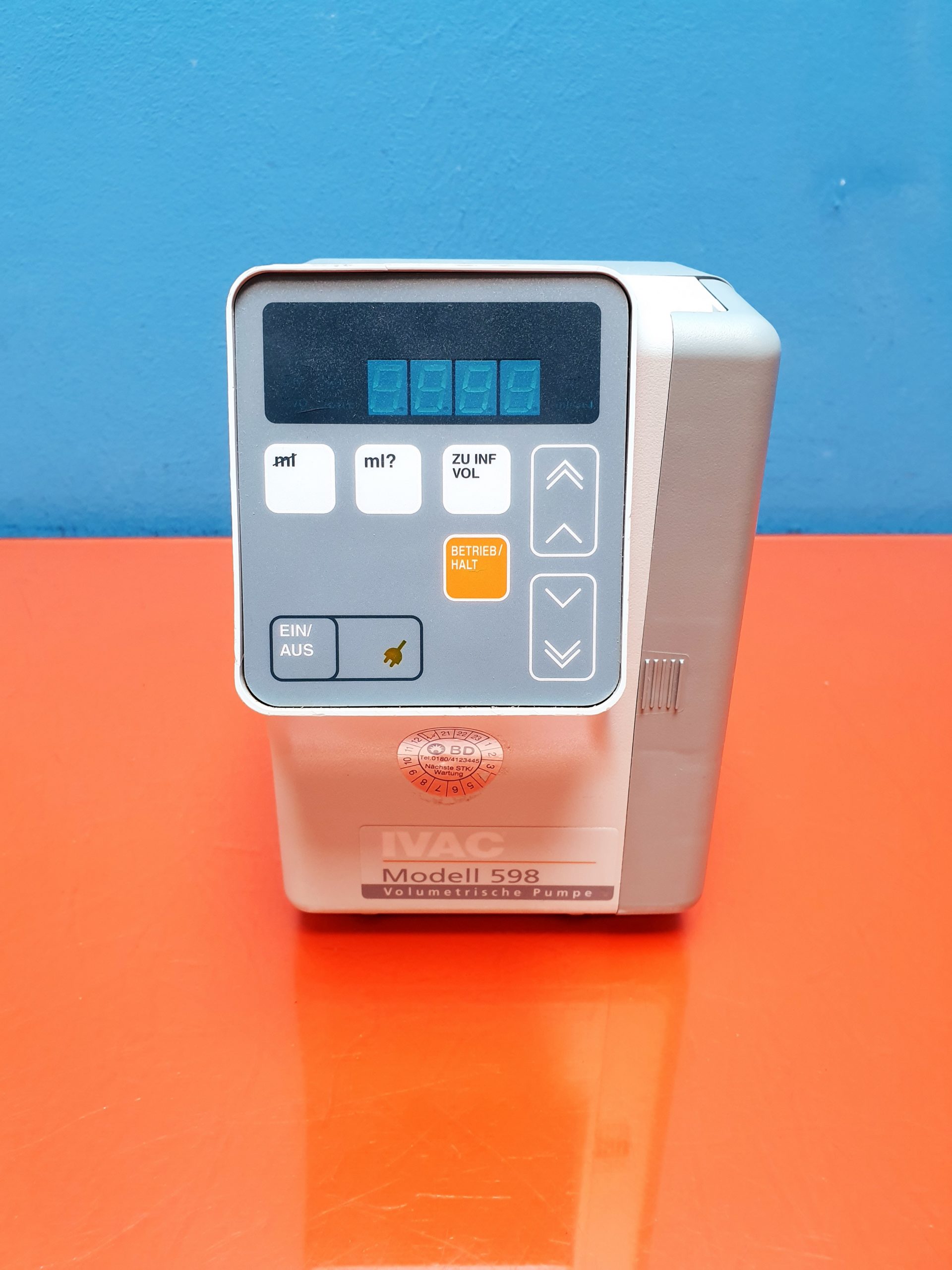 IVAC 598 Volumetrische Pumpe