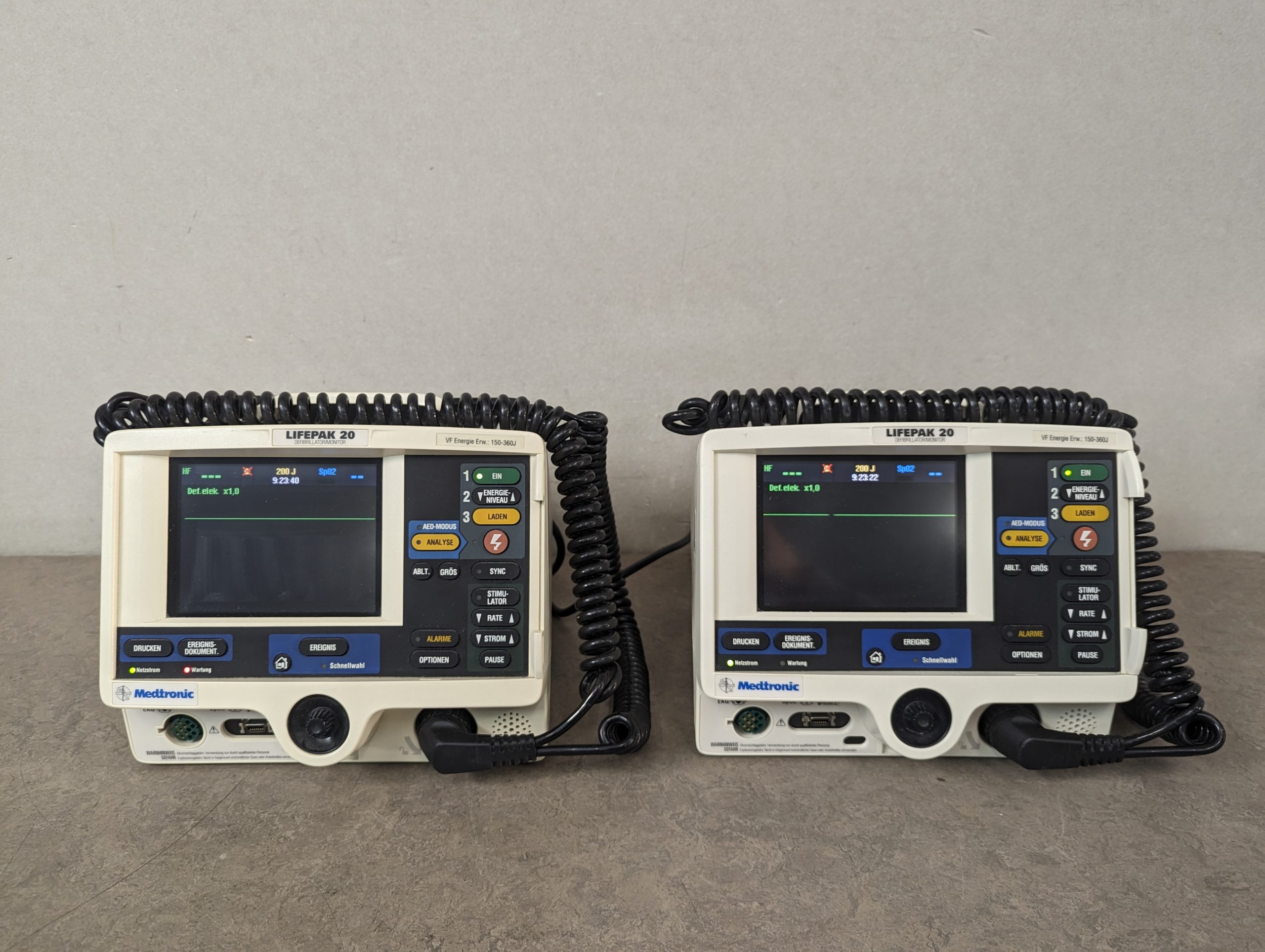 Medtronic Lifepak 20 Physio-Control Defibrillator Monitor