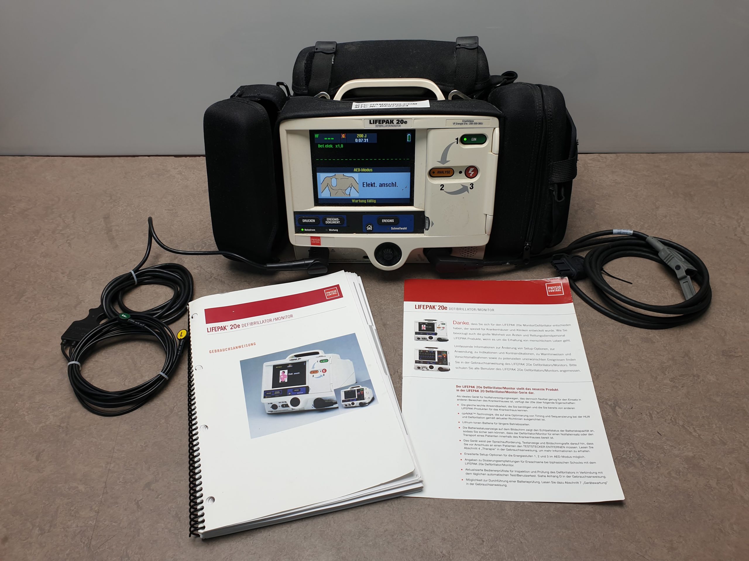 Medtronic LIFEPAK 20e Defi Defibrillator