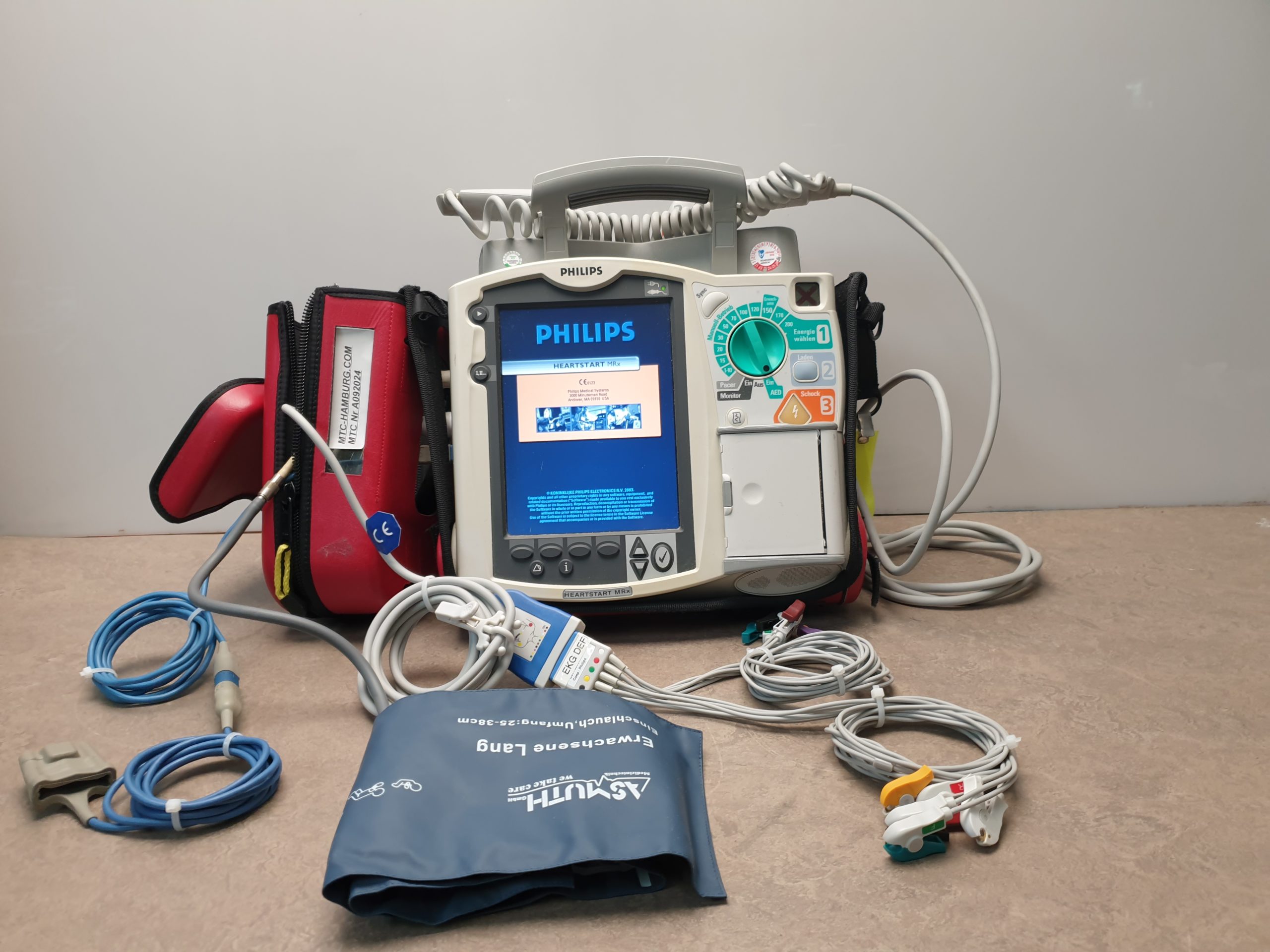 PHILIPS HeartStart MRX Defi Defibrilator – mit Zubehör