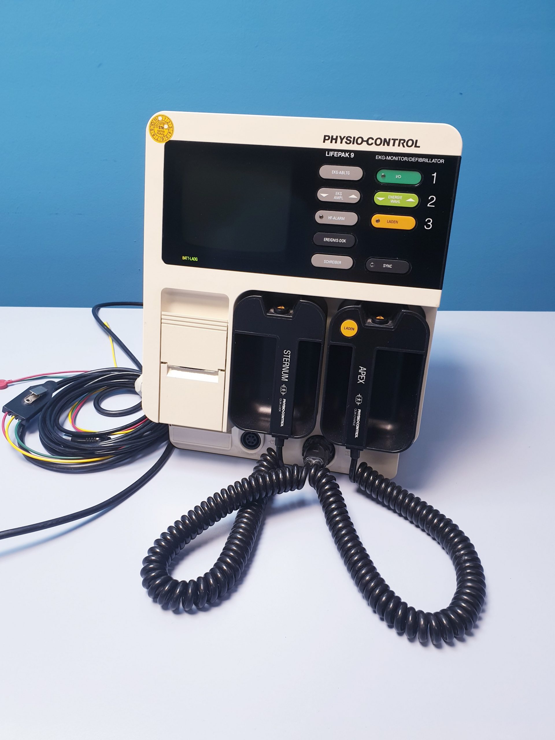 Physio-Control Lifepak 9 Defibrillator EKG; 1 Kanal Printer