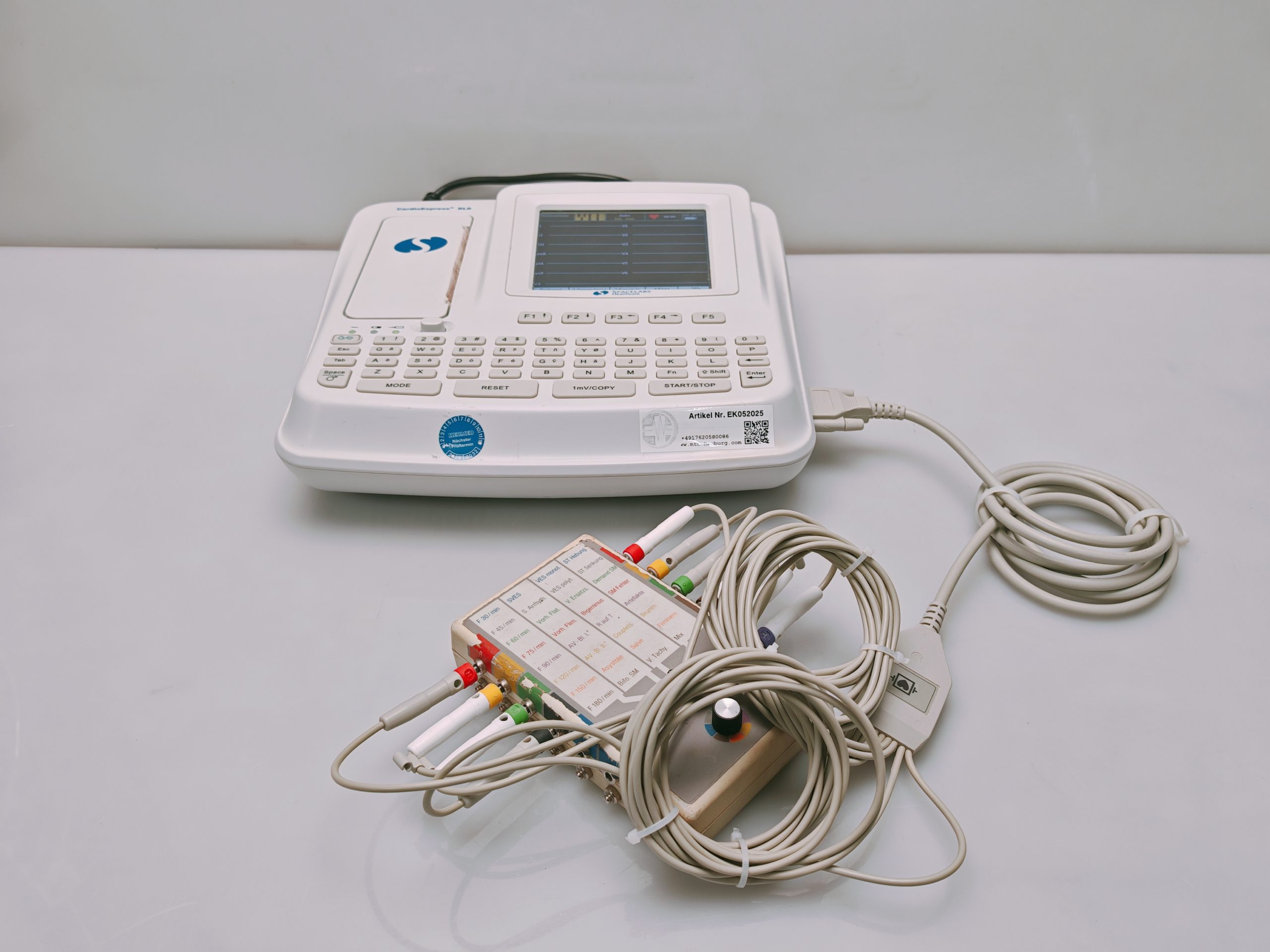 Space Labs Cardio Express SL6 – EKG + Ableitungskabel