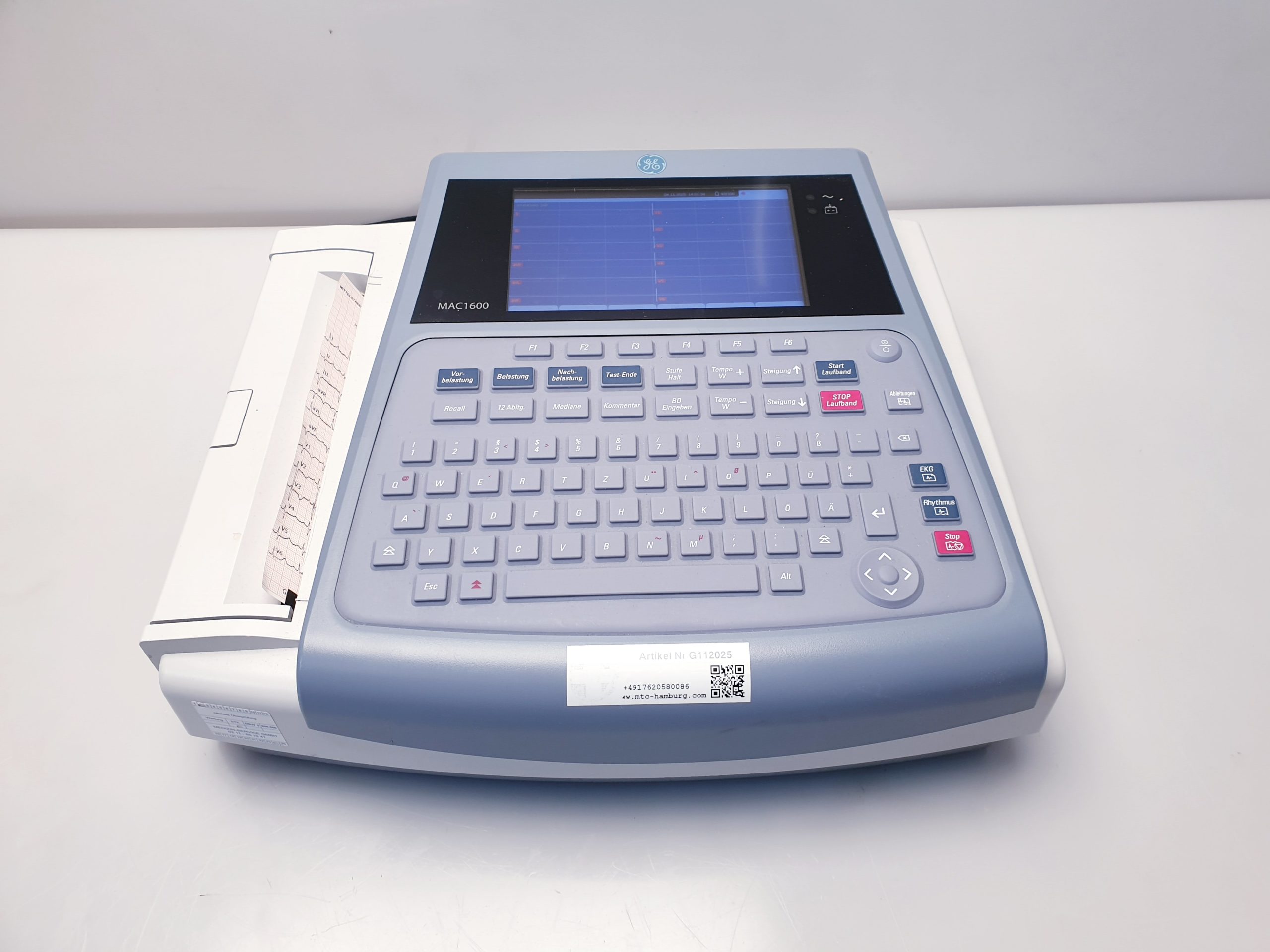 GE MAC 1600 EKG Gerät