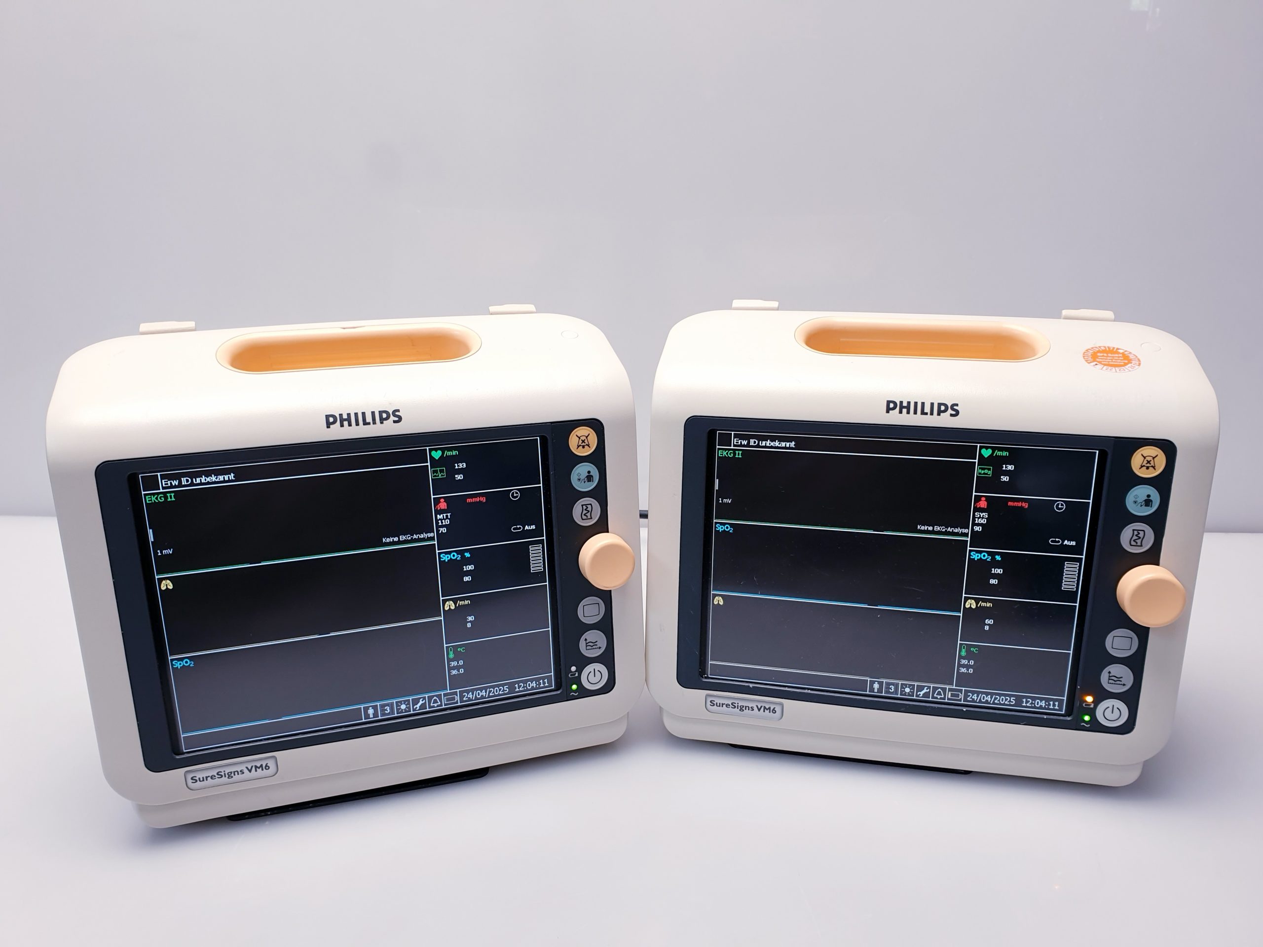 Philips SureSigns VM6 NIBP SpO2, EkG, Temp