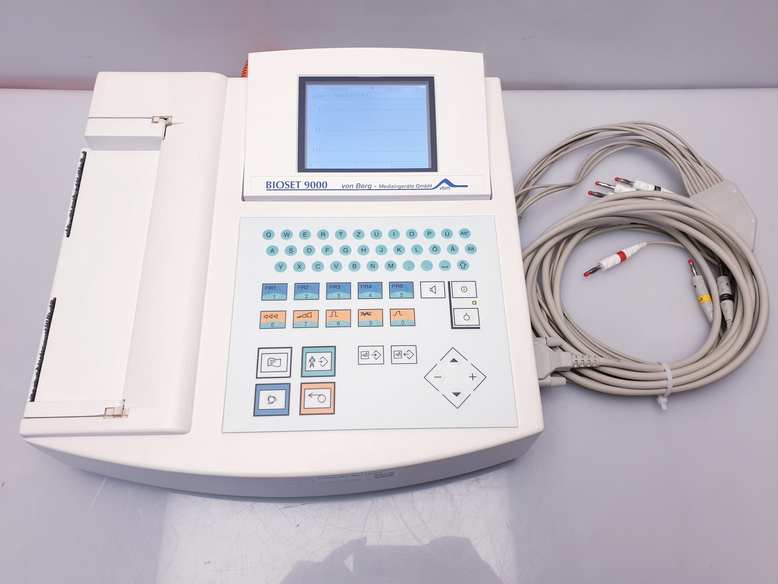 Bioset 9000 ekg 12 Kanal ekg Gerät
