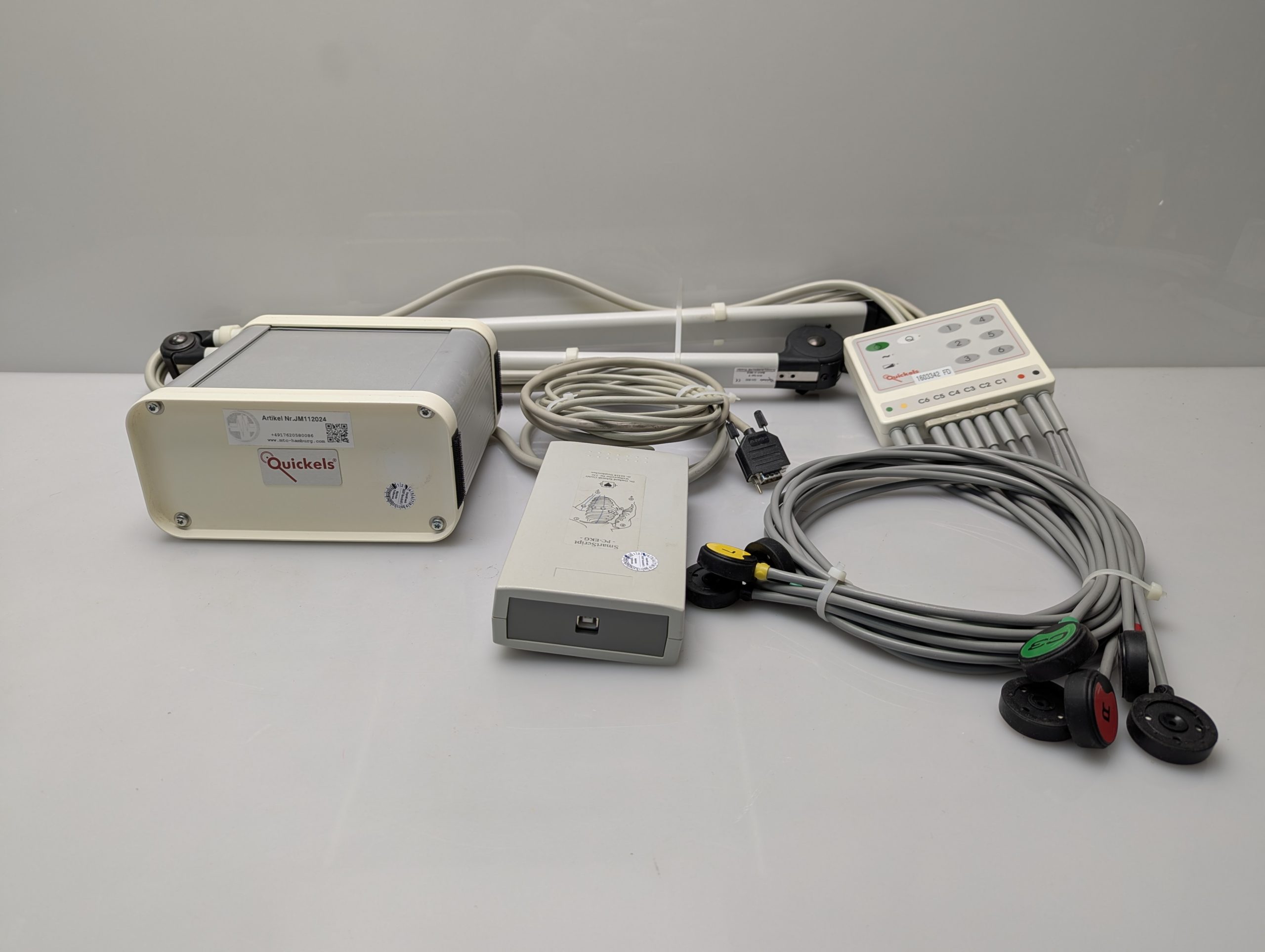 Quickels sauganlage + Smart Script pc EKG