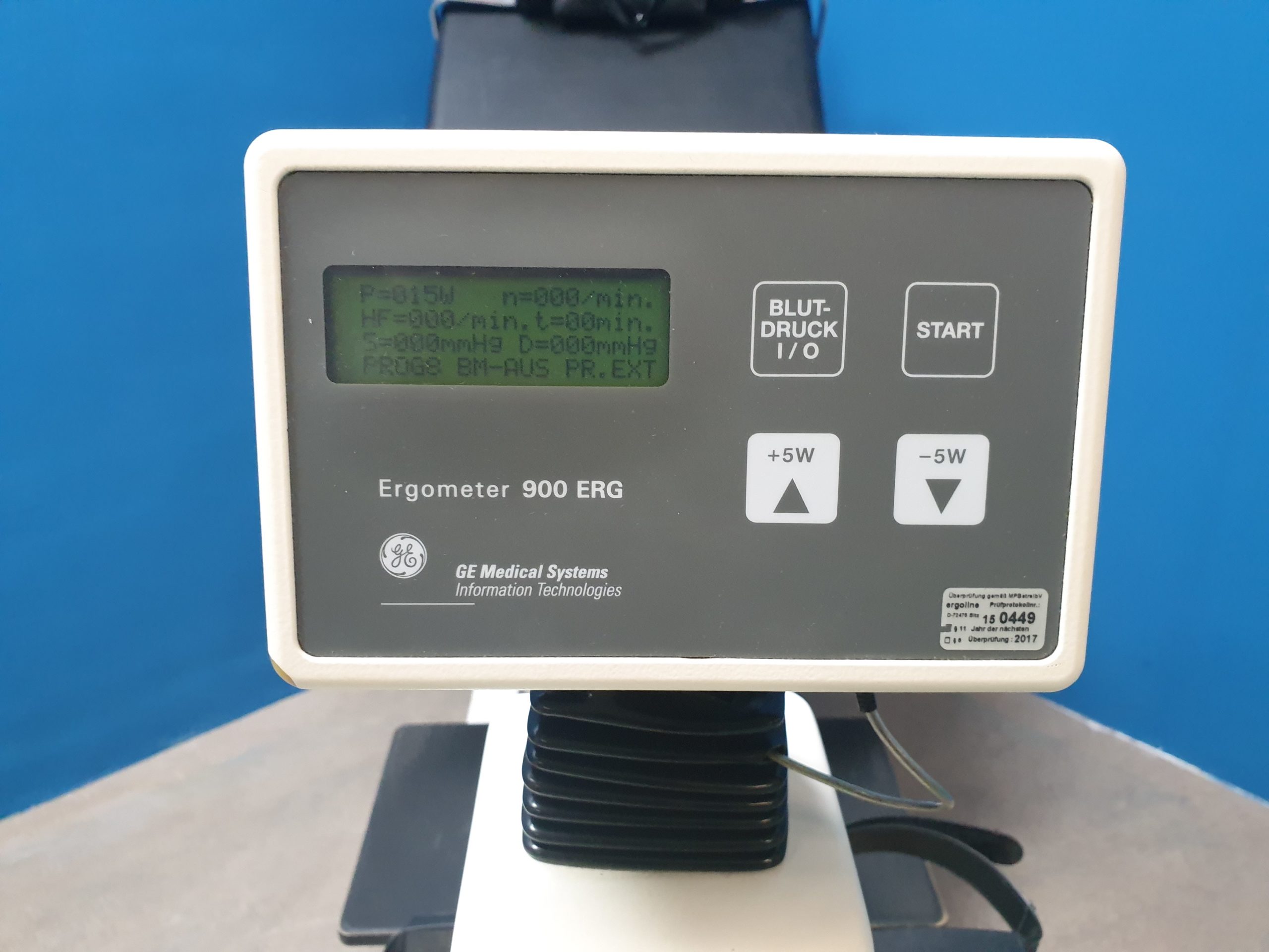GE Ergometer 900 ERG Liegenergometer