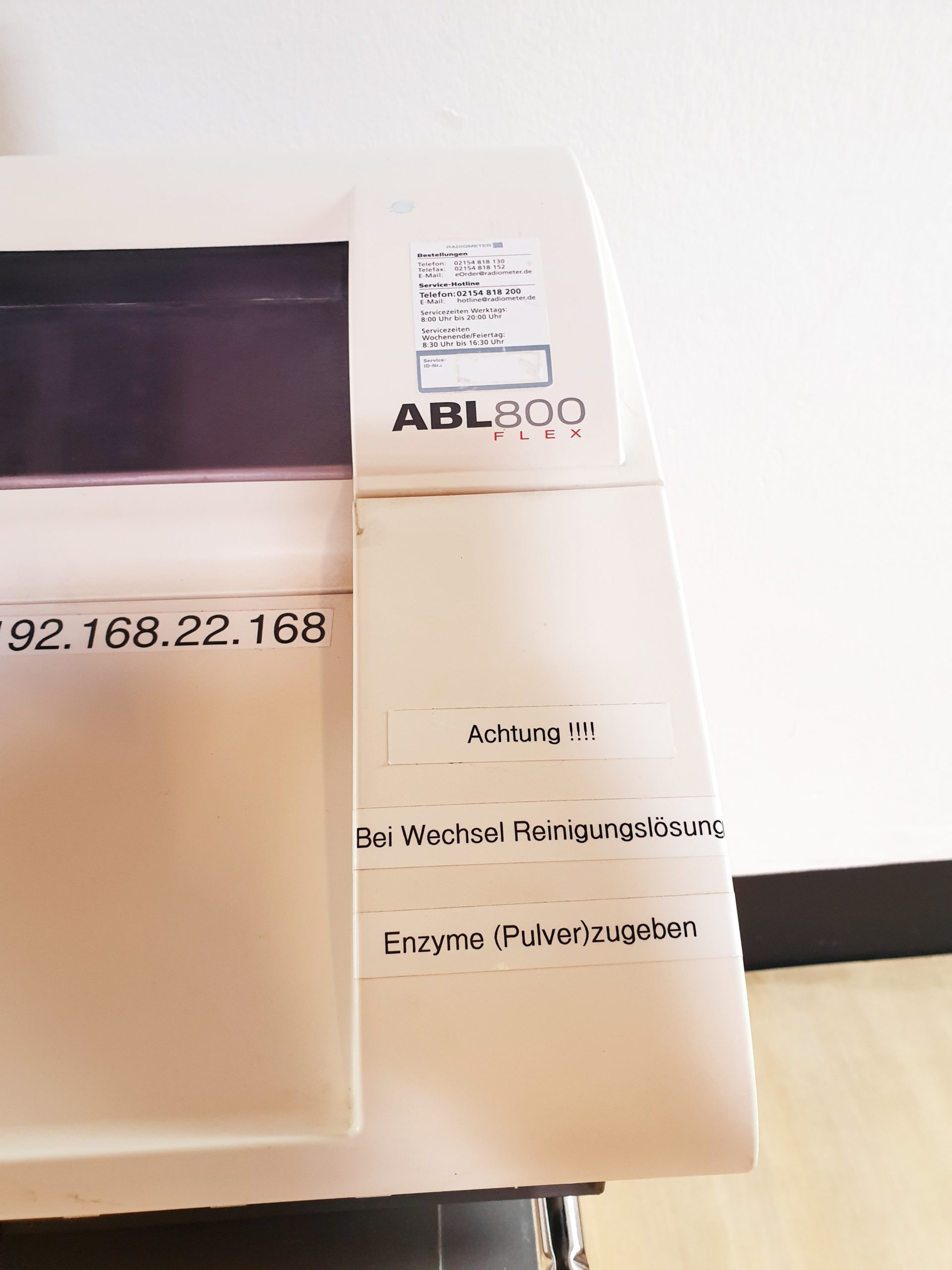 Radiometer ABL 800FLEX // ABL800 FLEX Blutgasanalysegerät