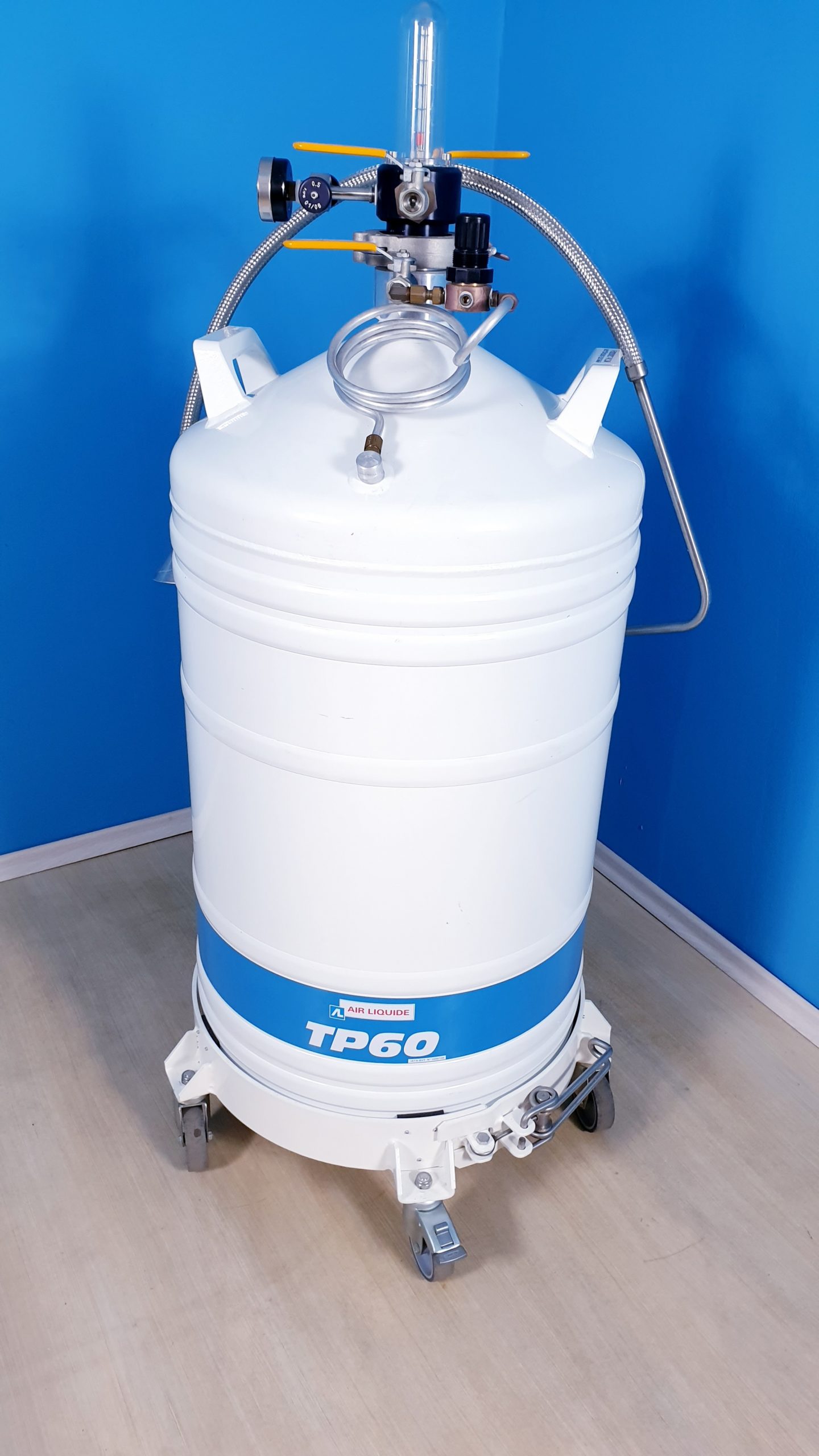 Air Liquide TP60 // TP 60 Stickstoffbehälter Cryogebhälter Liquid Nitrogen
