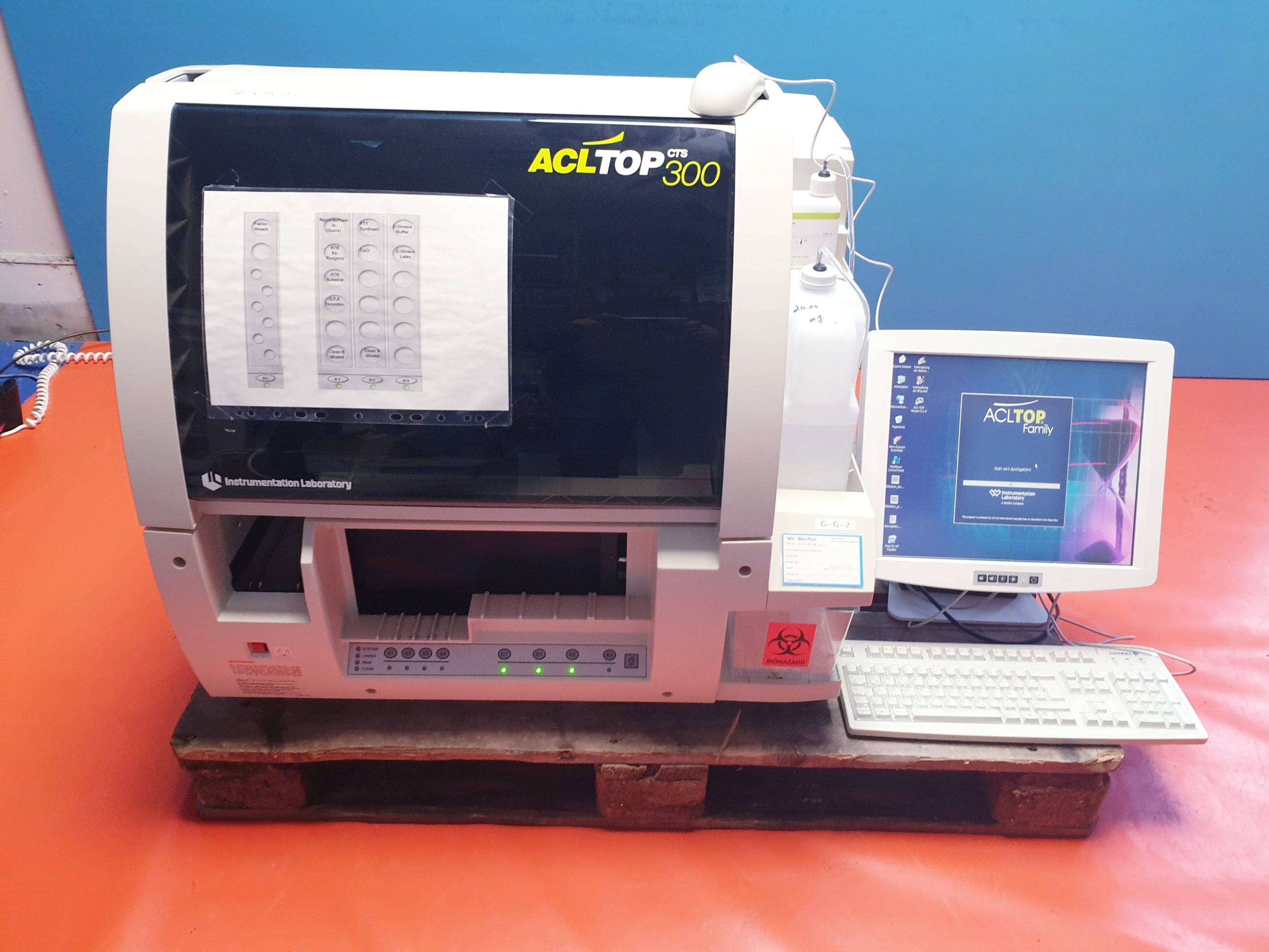 CTS ACLTOP 300 // ACL TOP 300 automatisches Koagulationsmessgerät Coagulation Analyzer