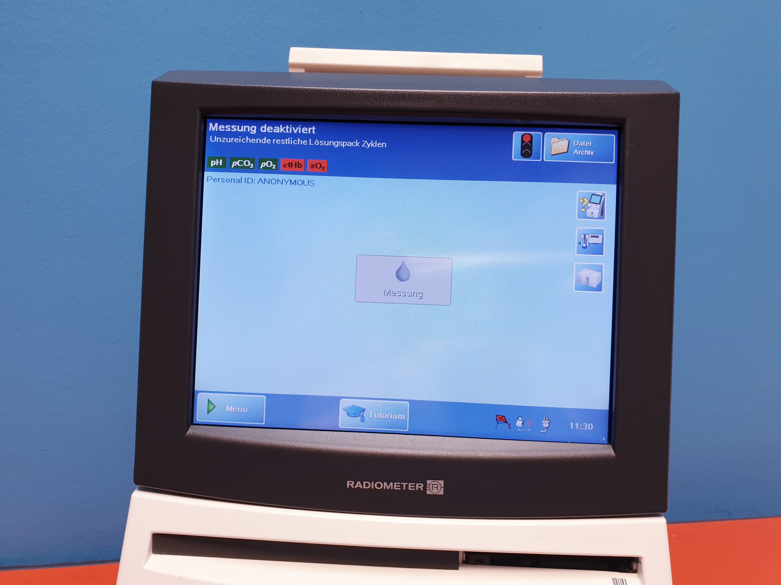 Radiometer ABL80 Flex CO-OX Blutgasanalysenautomat // Blutgasanalysegeät