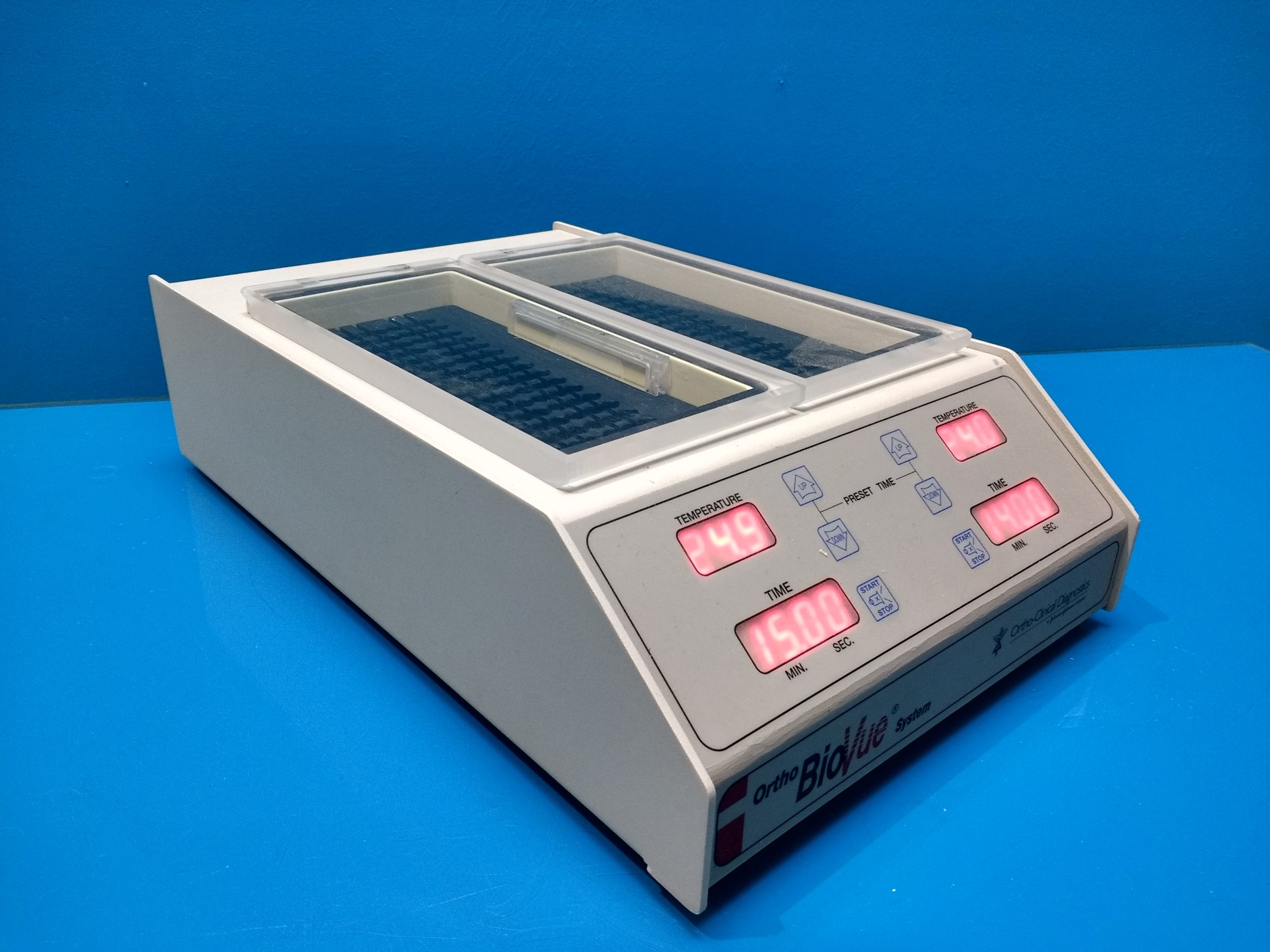 Ortho BioVue System Heat Block 32 Riscaldatore Incubatore Timer Temp