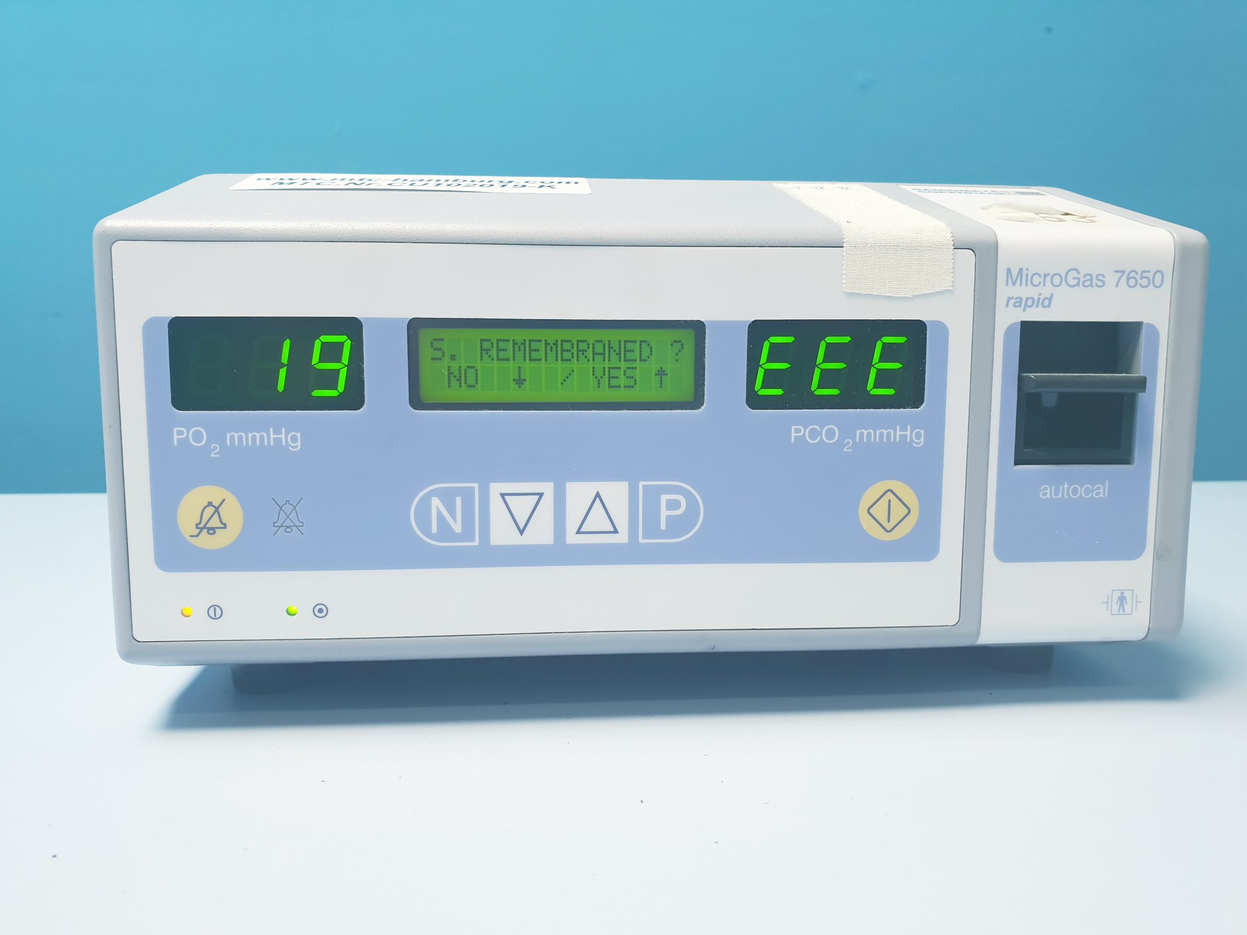 Radiometer MicroGas 7650