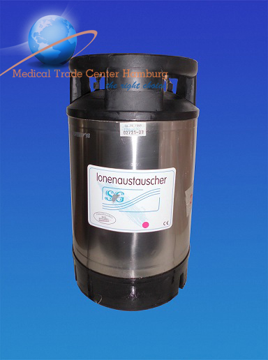 Ionenaustauscher aus Edelstahl (V4A) / Wasseraufbereitung 13,5L / 10 Bar