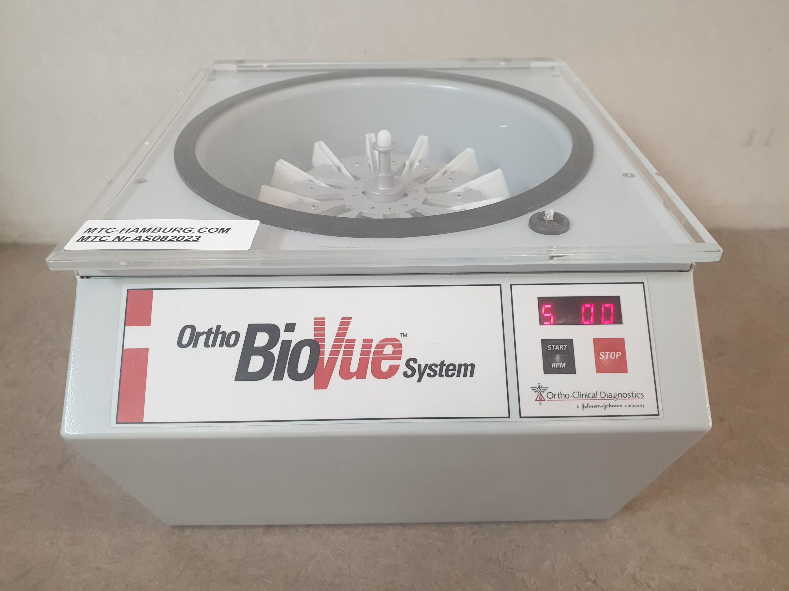 Ortho BioVue System Clinical Diagnostics Lab Centrifuge Cell Mixer