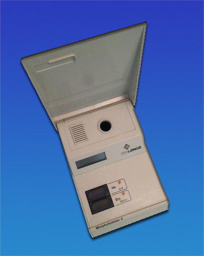 Miniphotometer 6 Dr. Lange Zur Ermittlung von Erythrocyten- , Hämatokrit-und Hämoglobinmessungen