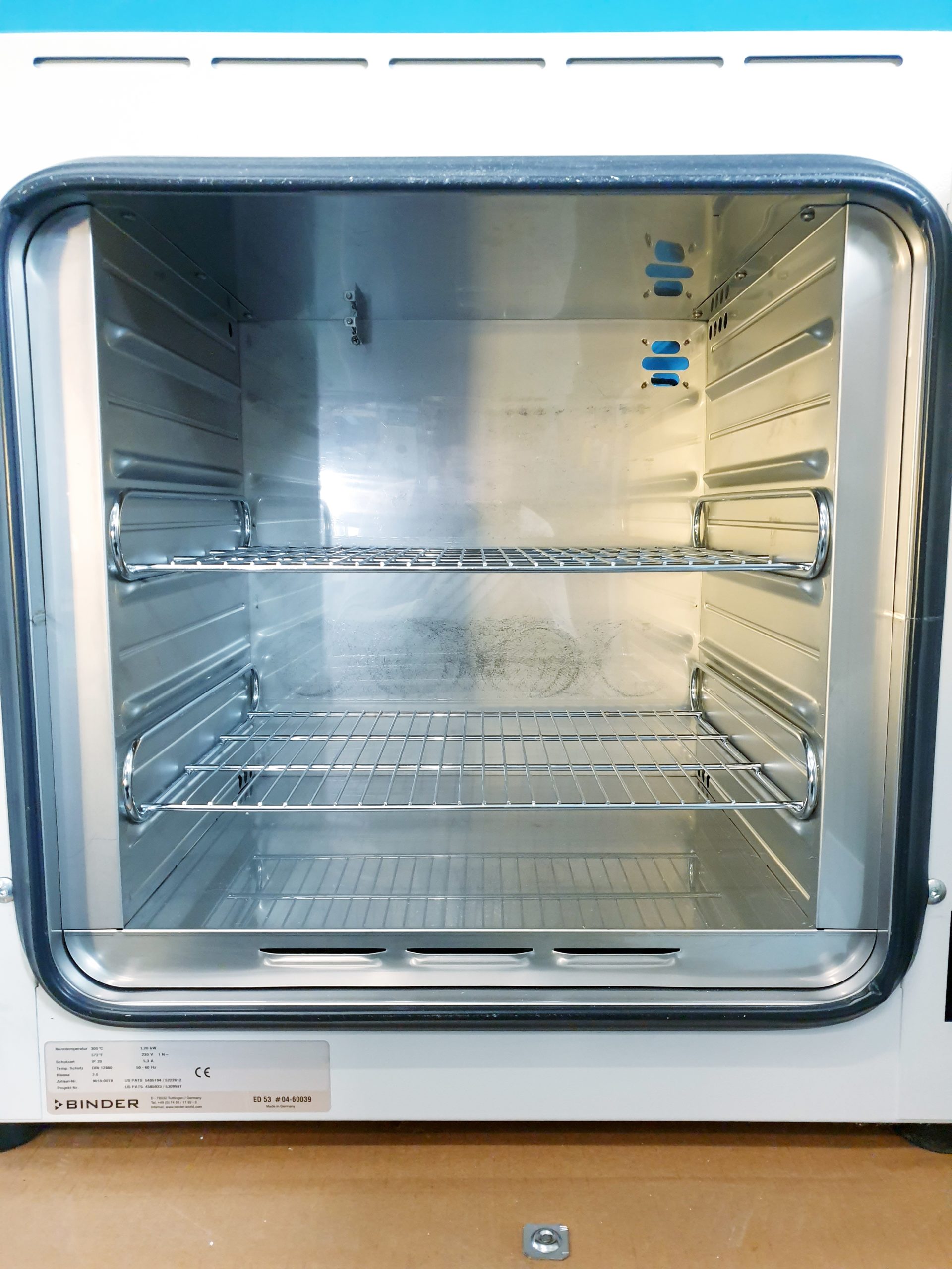 Binder ED 53 // ED53 Wärmeschrank Trockenofen 300C