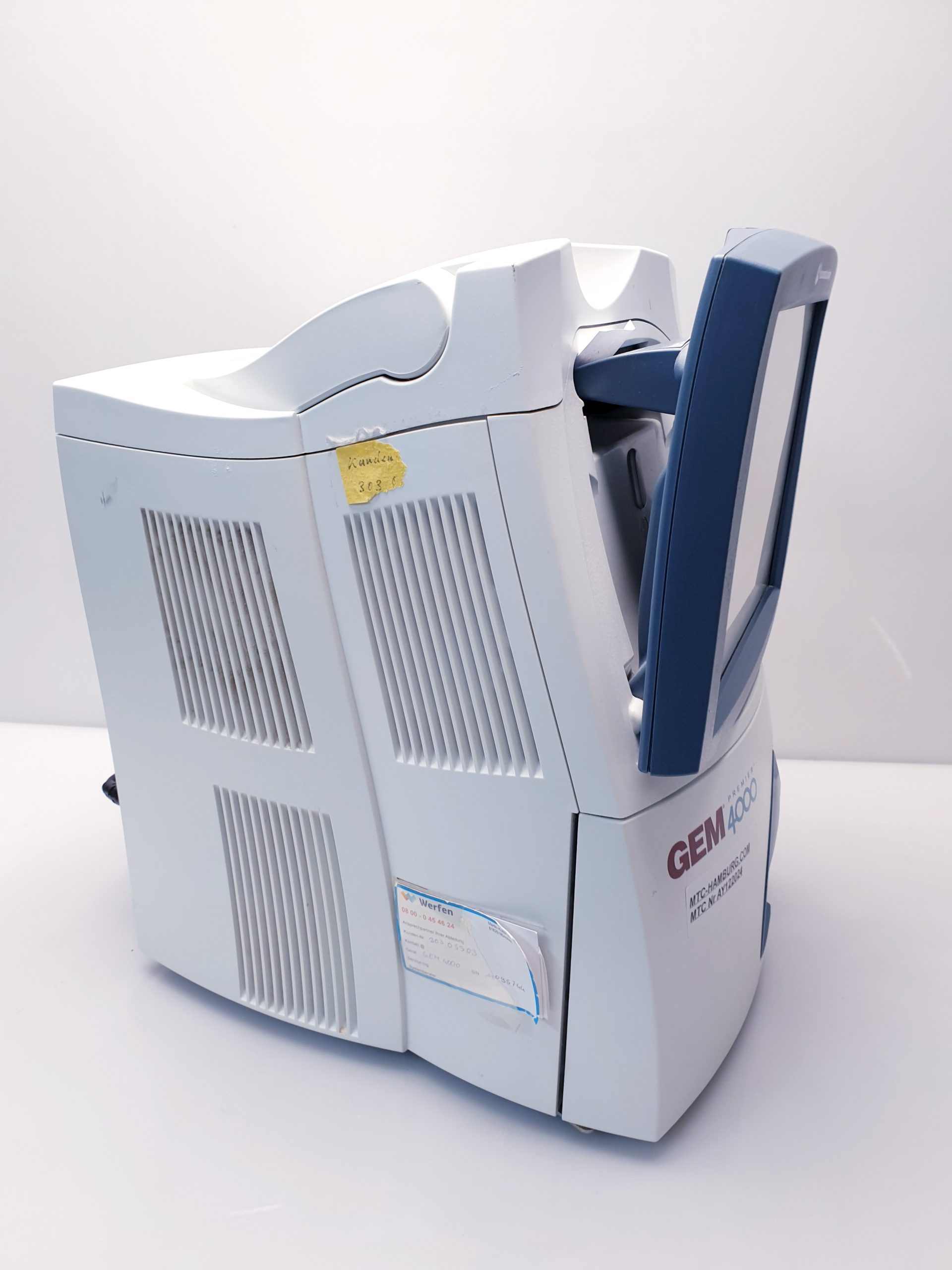 Gem Premier 4000 Blood Gas Analyzer Instrumentation Laboratory- DEFEKT