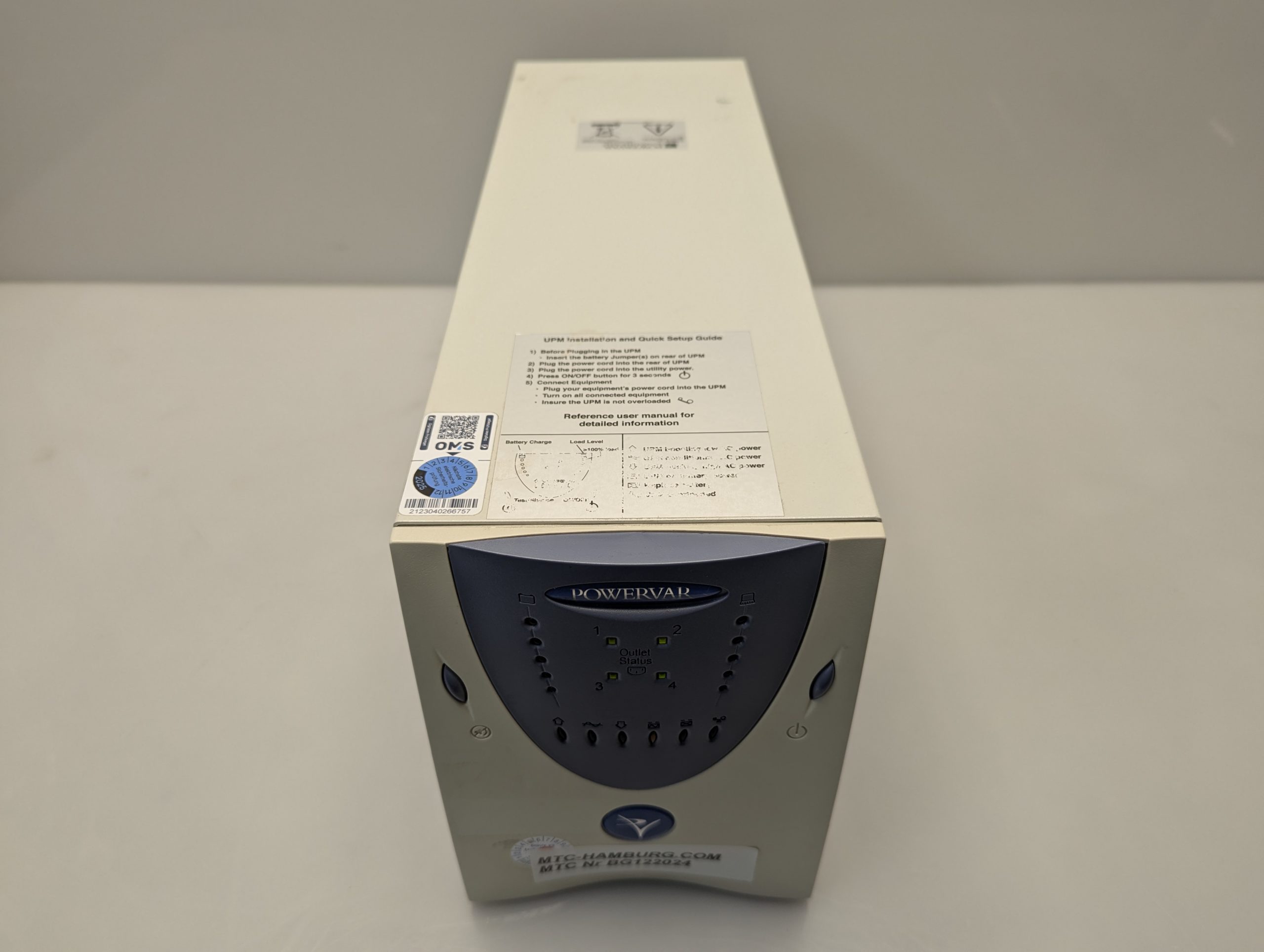 UPS Powervar ABCE600-22 600VA 420W-USC – 2550 -E300