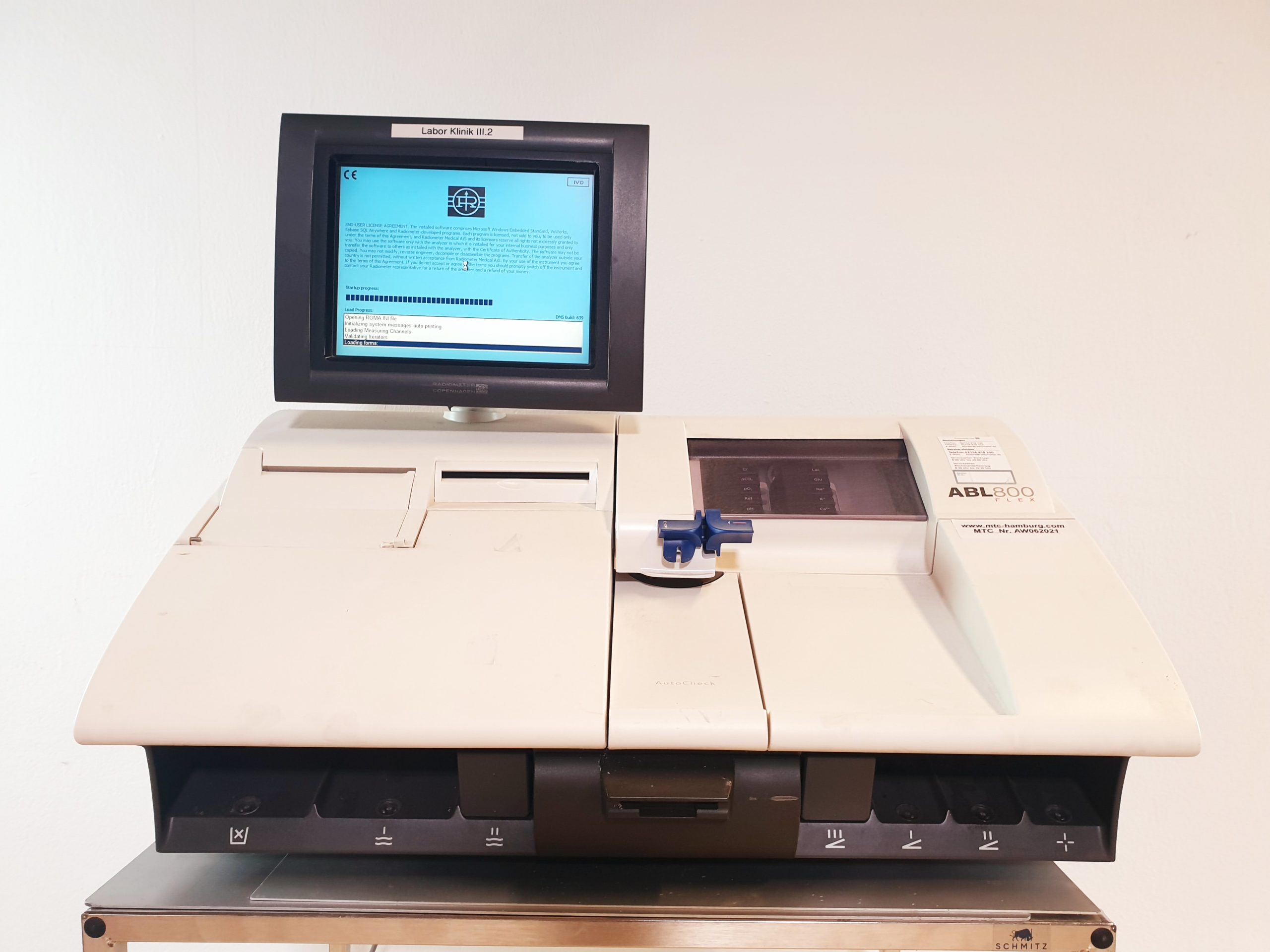 Radiometer ABL800Flex // ABL 800 FLEX Blutgasanalysenautomat // Blutgasanalysegeät