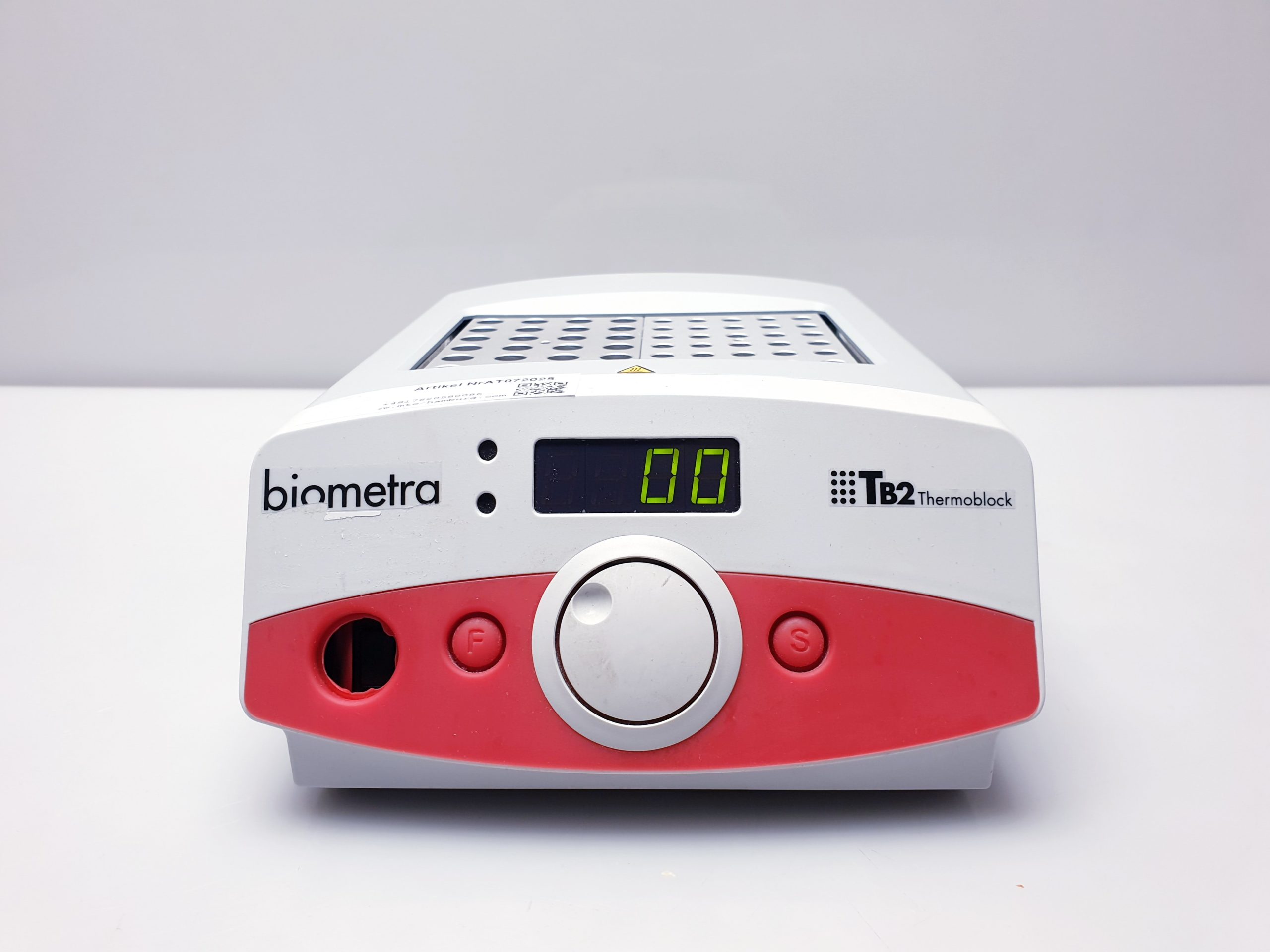 BIiometra THERMOBLOCK TB2 BLOCK HEATER – Knopf eingedrückt