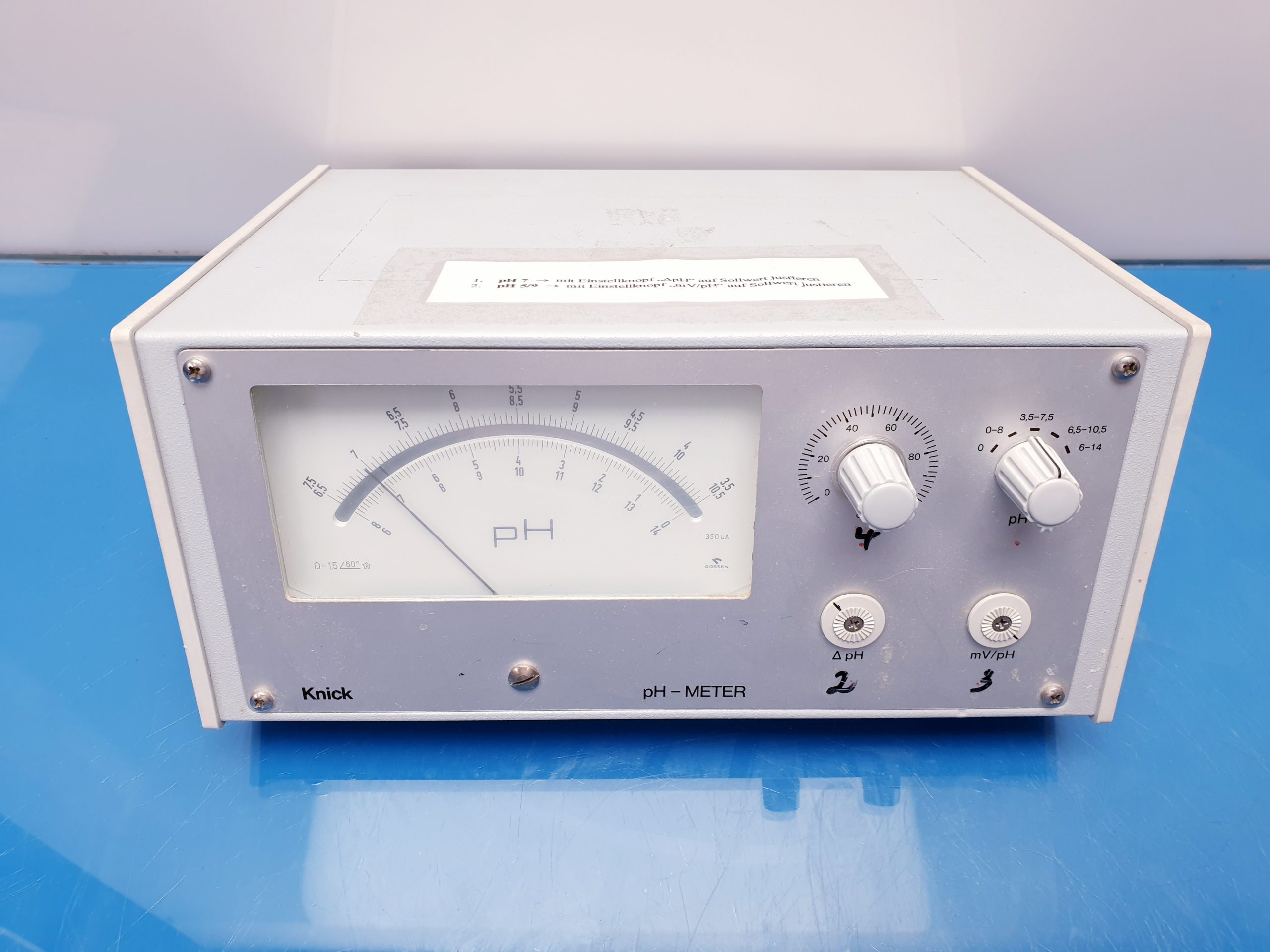 Knick Ph Meter 507