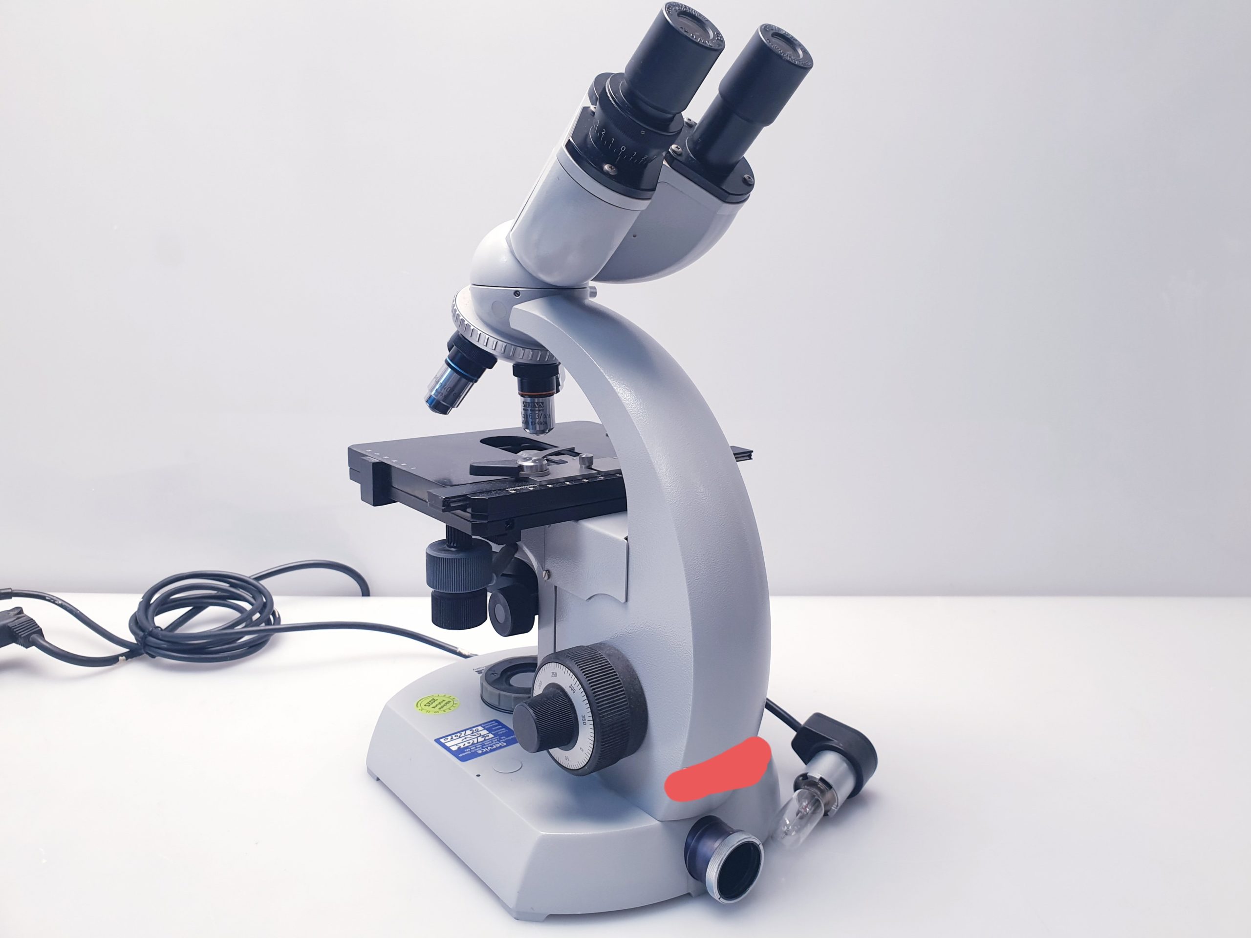 Carl Zeiss Mikroskop 47 34 15 mit 4 Objektiven 10 x