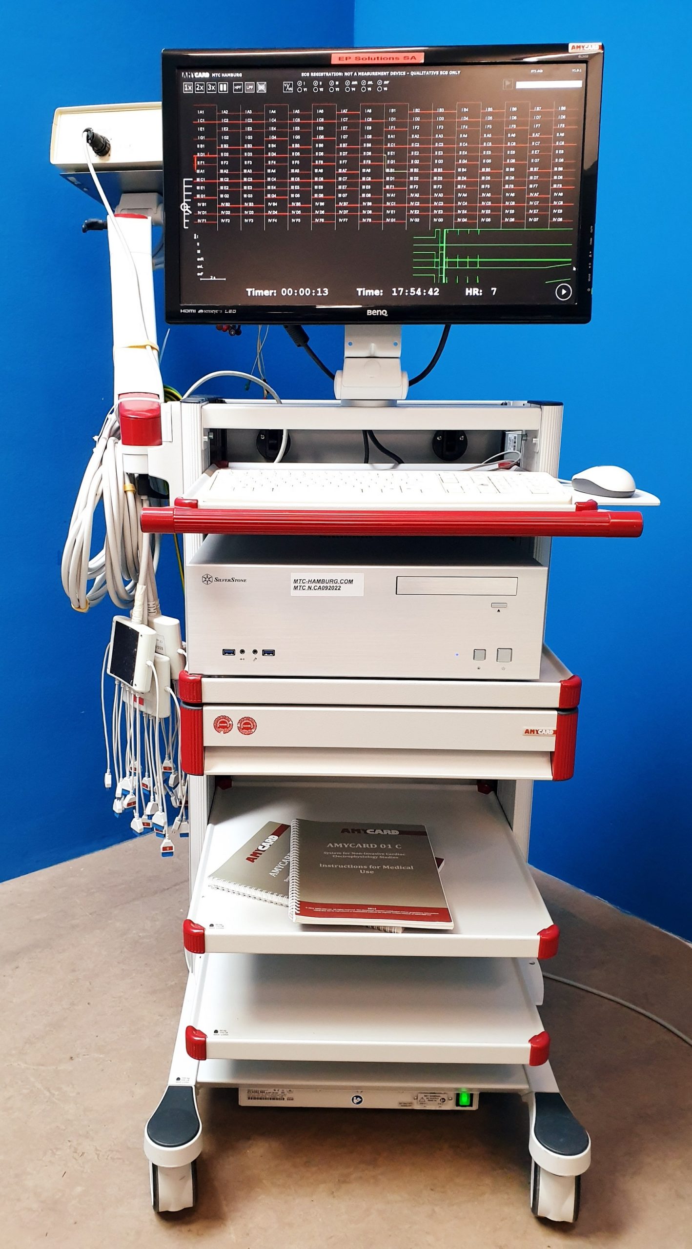 EP Solutions MA AmyCard Electrocardiographic imaging (ECGI) System for Non Invasive Cardiac Electrophysiology – ECG Mapping Cable –