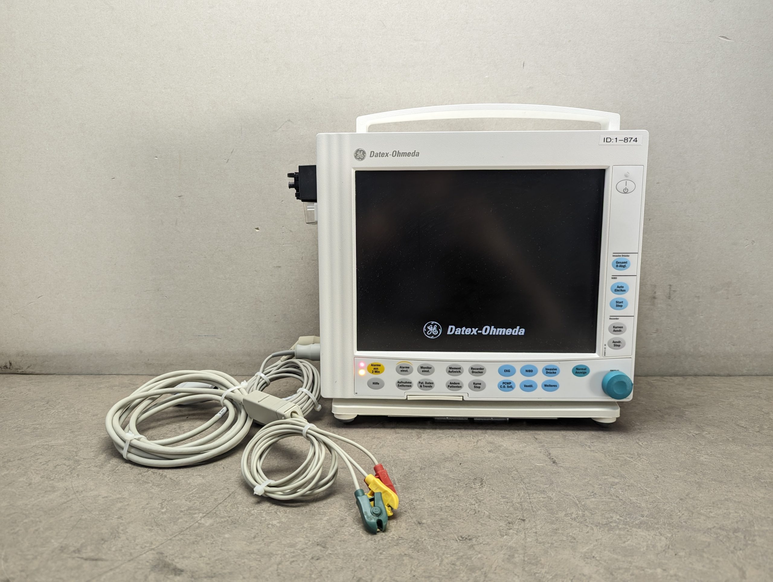 Datex Ohmeda Monitor + M-CAIiO Modul