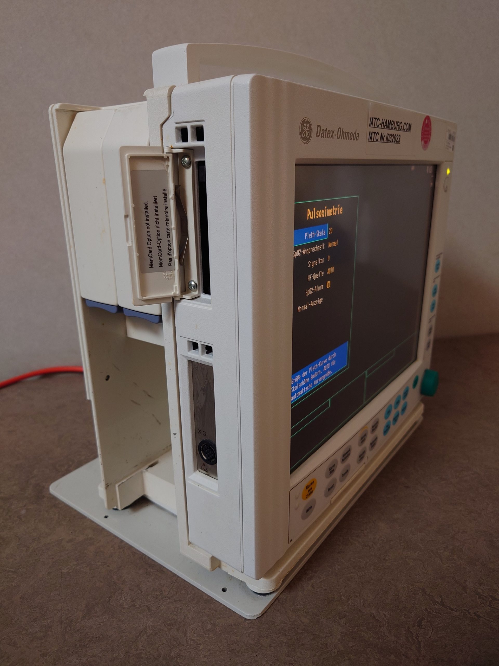 Datex Ohmeda Anaesthesie Monitor – F-CM1-04 Ohne Modul