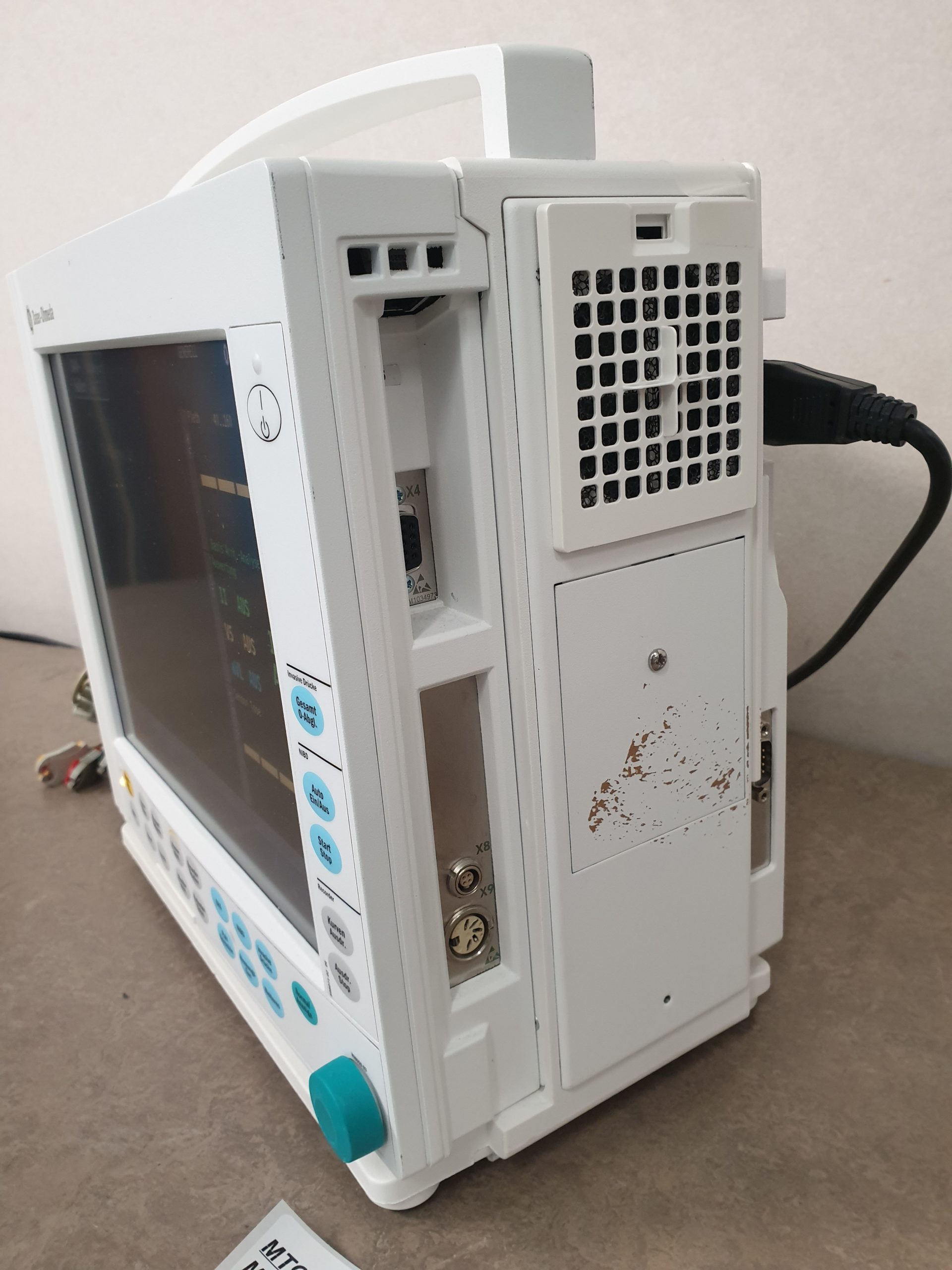 GE HEALTHCARE Datex Ohmeda Monitor F-CM1-04 – // F-CMC1-04 + Modul E-PSMP-00 + M-CAiOV Spirometrie Modul –
