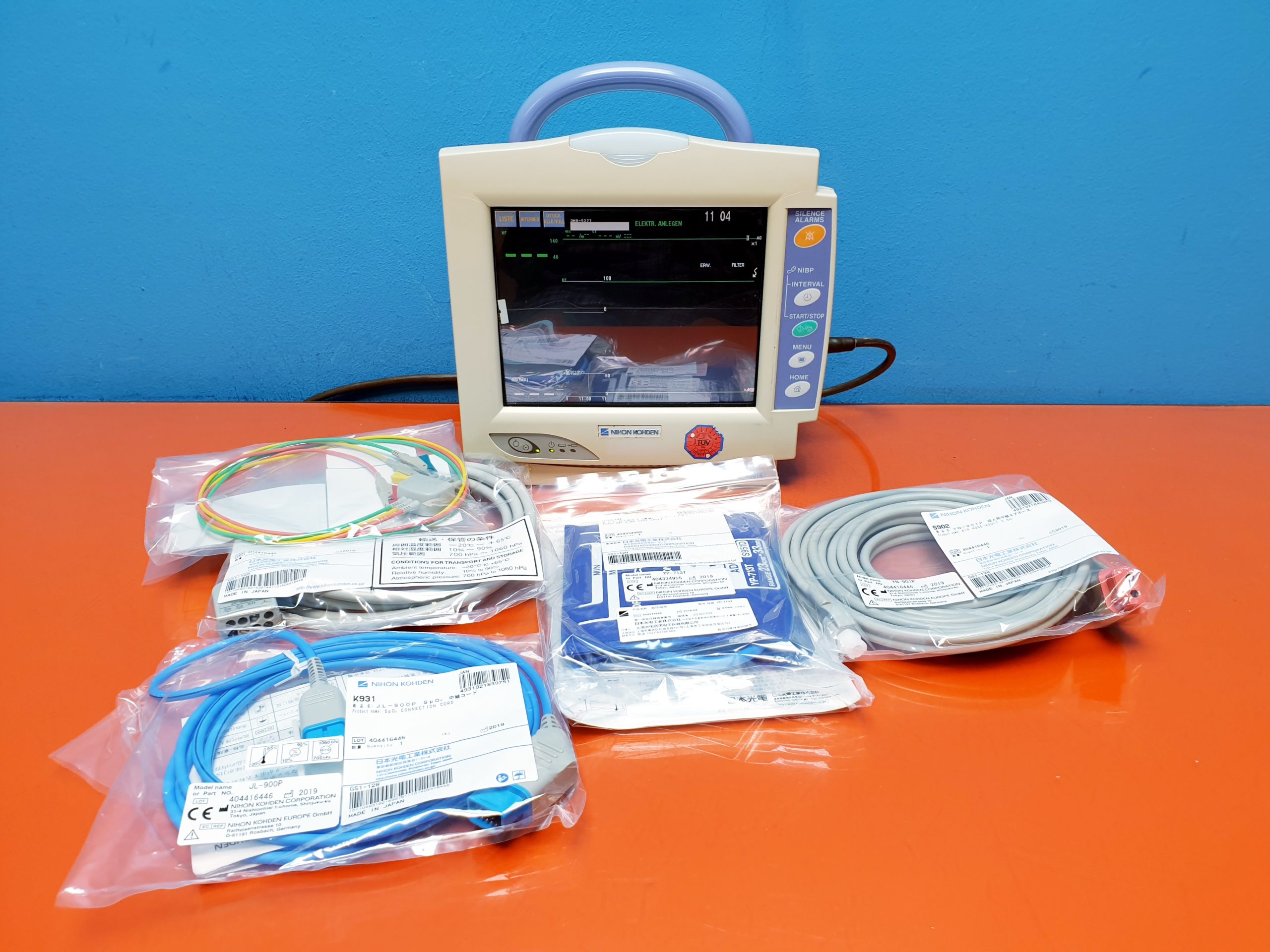 Nihon Kohden BSM-2301K EKG SpO2 NiBp CO2/RESP Temp – Überwachungsmonitor Patientenmonitor