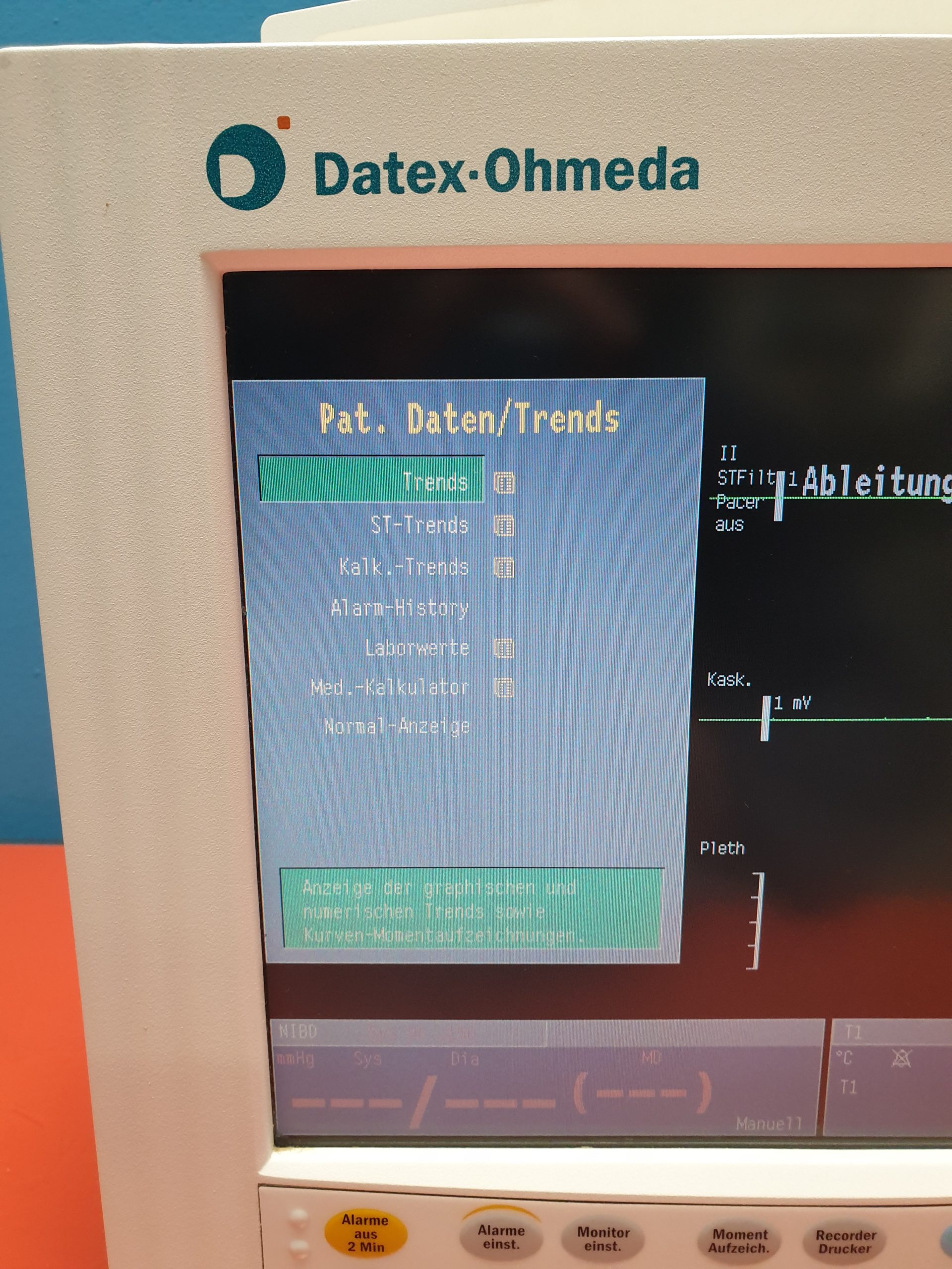 GE Datex Ohmeda S5 // S/5 anesthesie Monitor, Patientenüberwachungsmonitor //