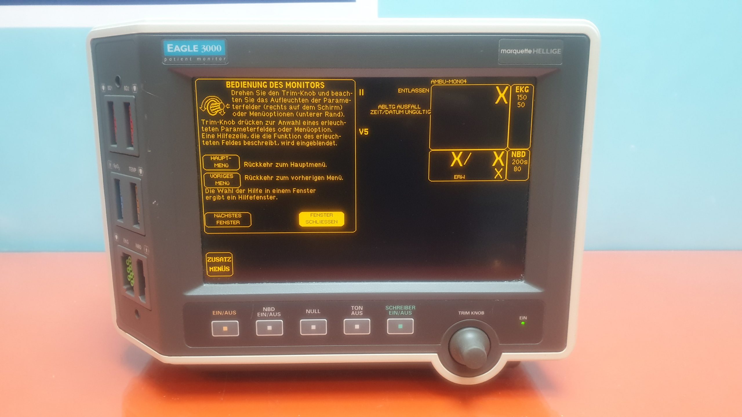 Ge Marquette Eagle 3000 Patient Display