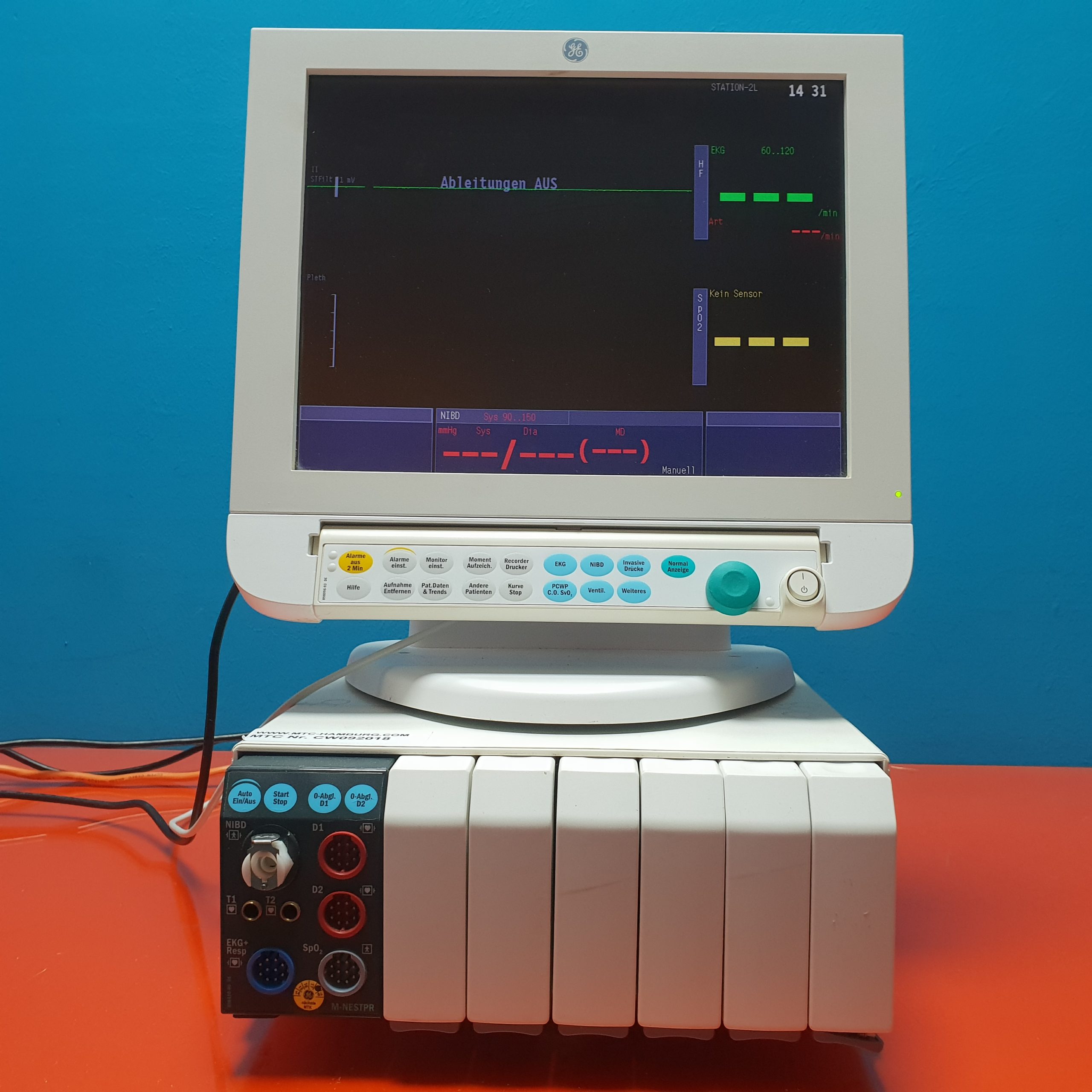 Datex Ohmeda S5 S/5 Patientenmonitor Überwachungsmonitor mit N-ESTPR Modul
