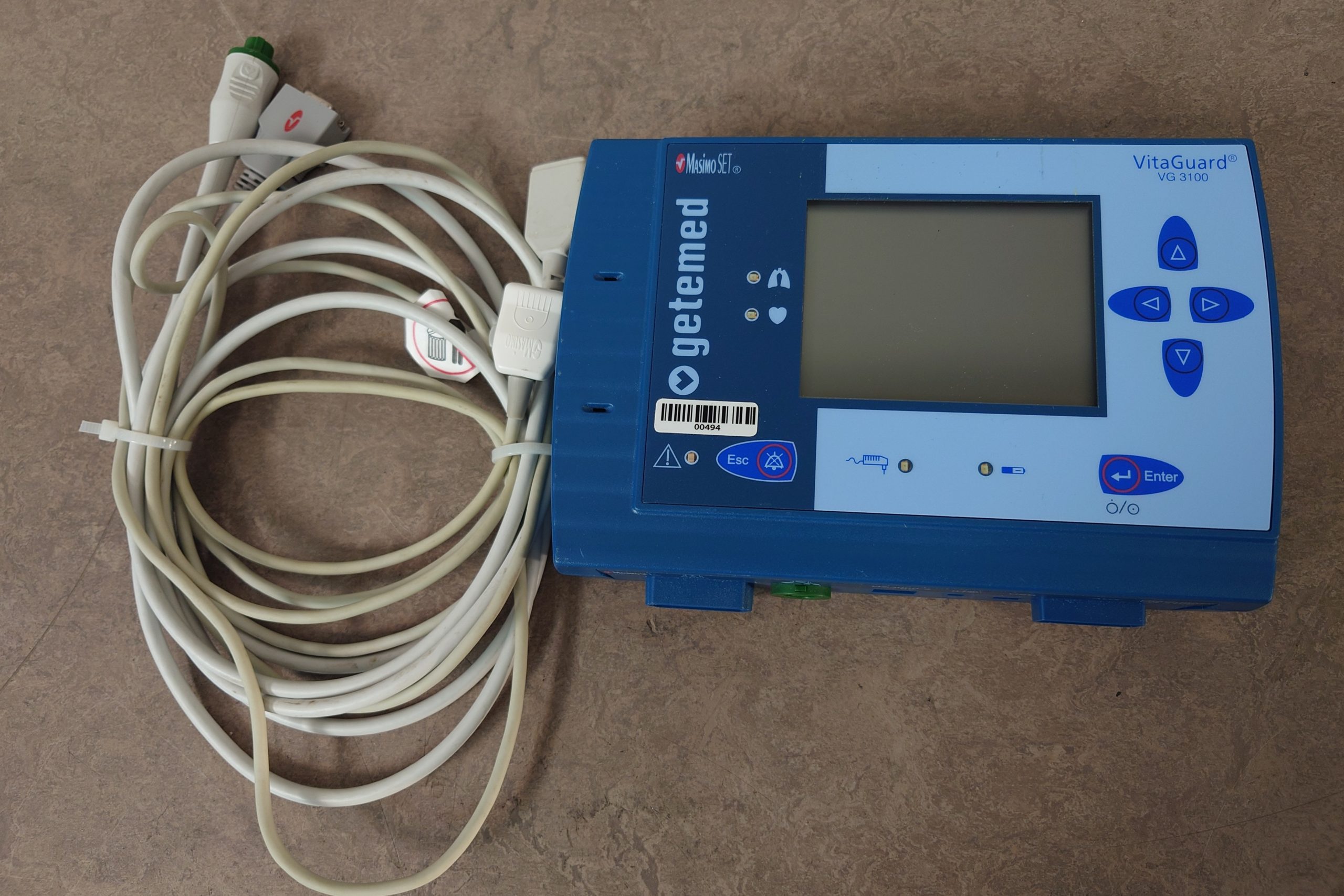 Getemed VitaGuard VG 3100 Massimo Set +Stammkabel