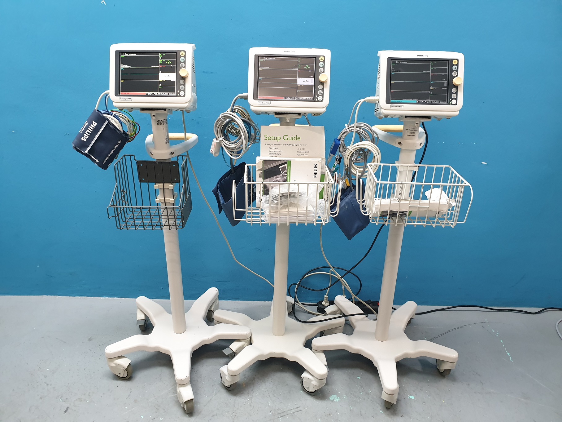 Philips SureSigns VM6 NIBP SpO2, EkG, Temp, …. Fahrbar