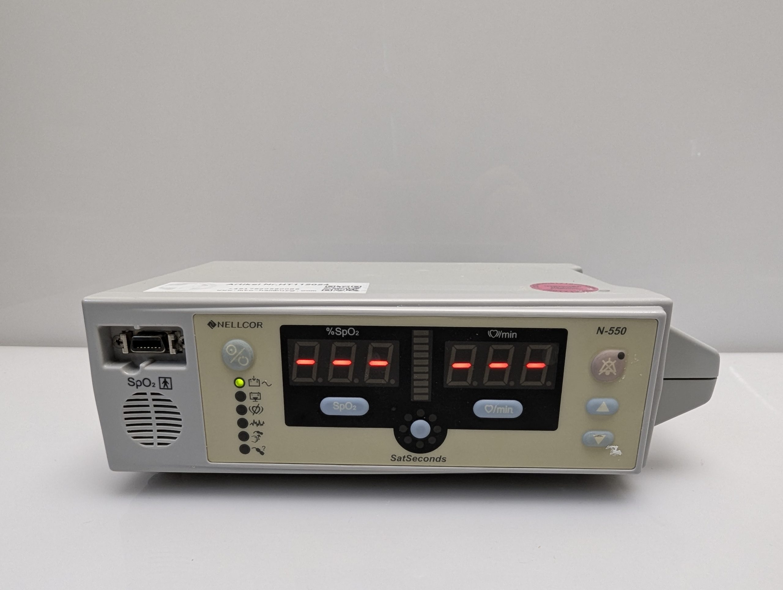 Nellcor N-550 Pulsoximeter Patientenmonitor -Ohne Sensor
