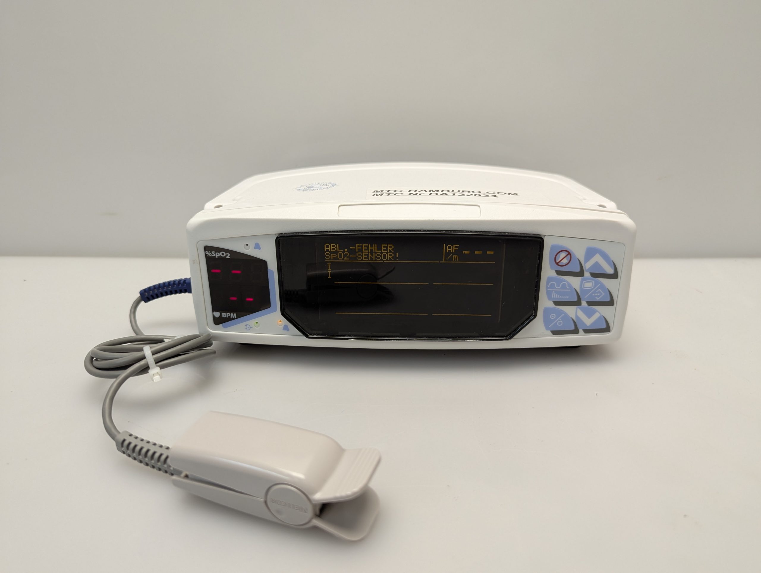 Pulsoxymeter – SpO2 — mit Fingrsensor