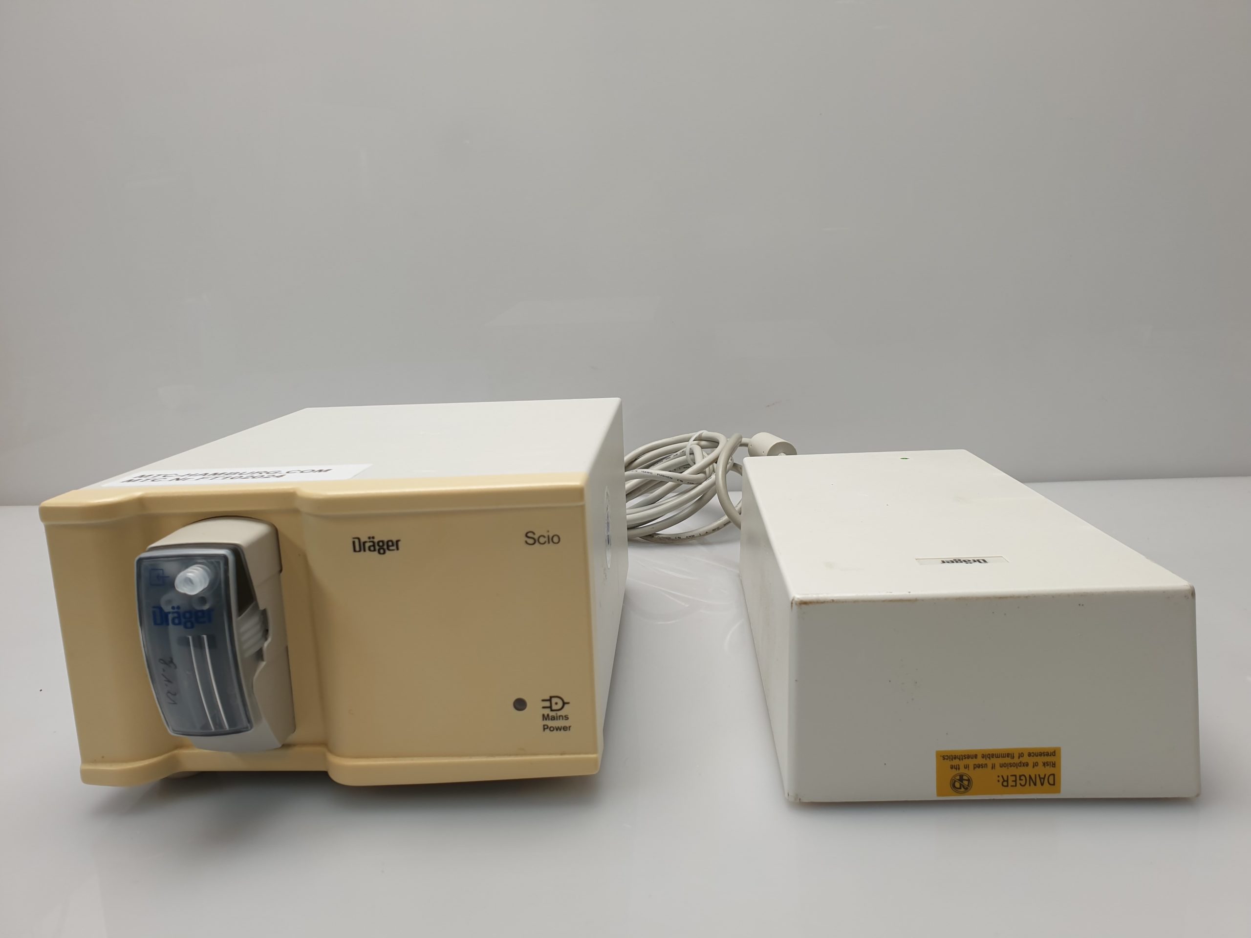 Dräger Scio Four Oxi plus mit einem Netzteil. – DEFEKT