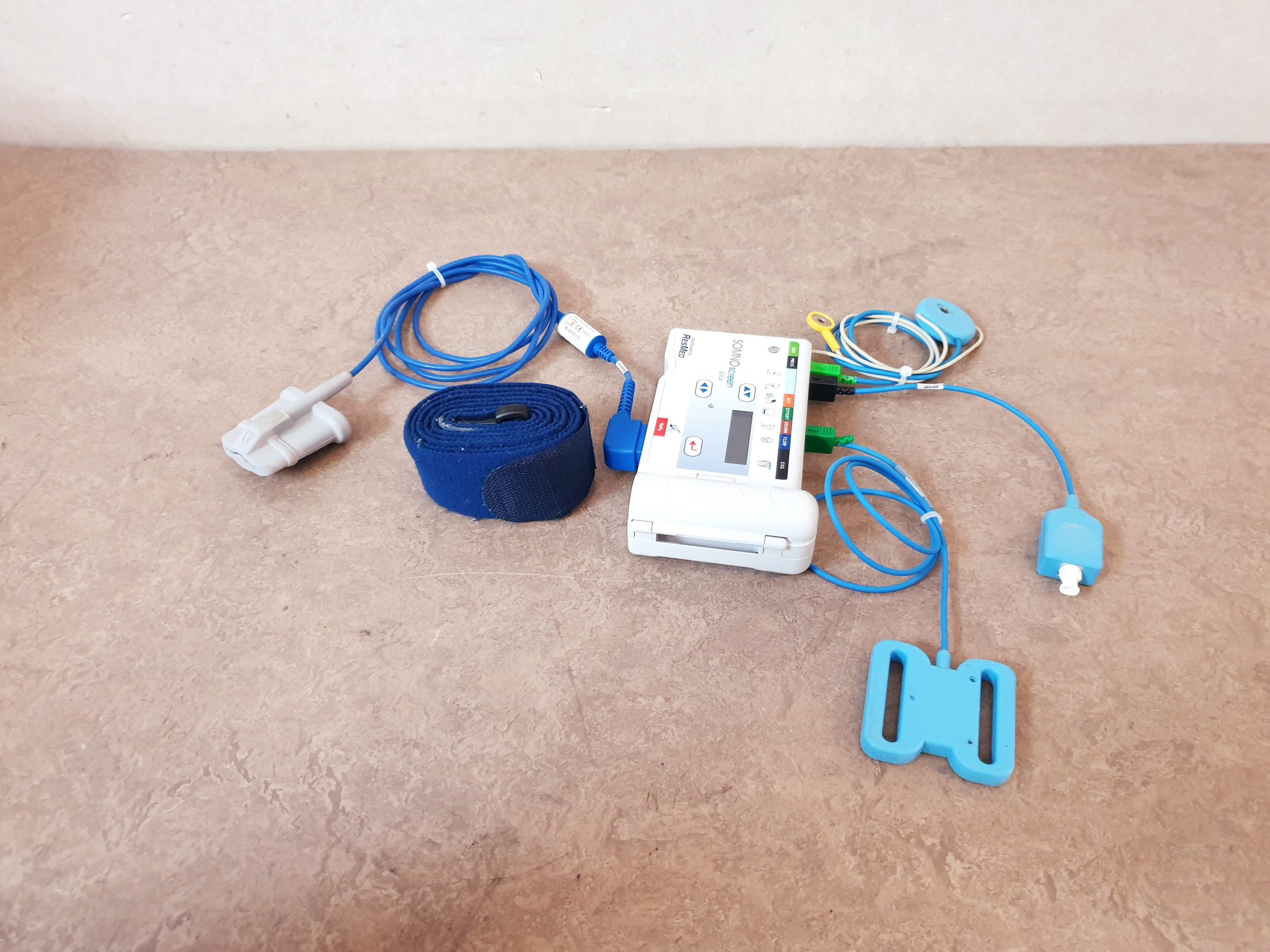 Somno Medics SOMNOscreen Plus PSG Polysomnographic System + Zubehör + Tragetasche