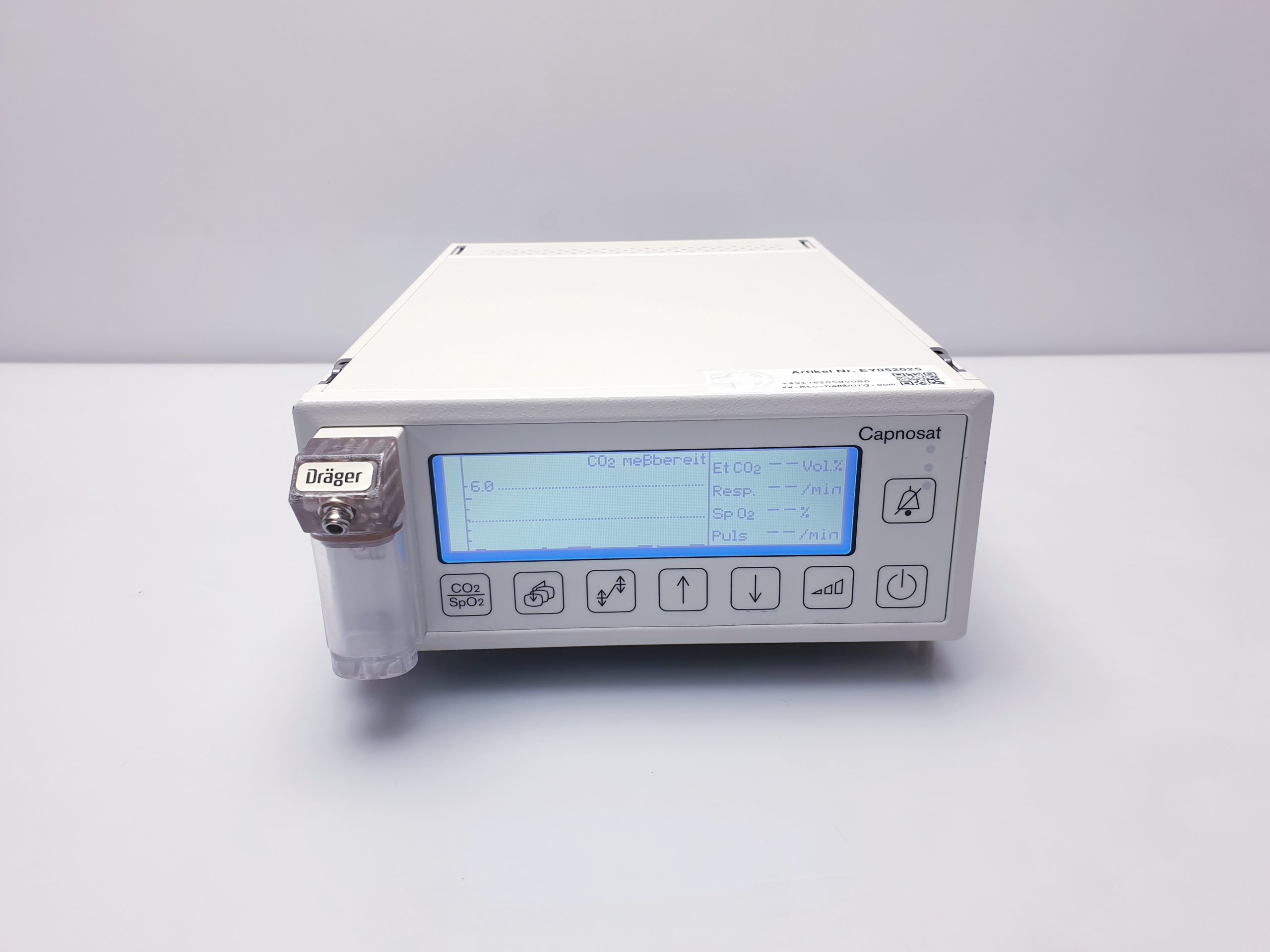 Dräger Draeger 8290600 Capnosat etCO2 Kapnographie CO2 Spo2 Monitor