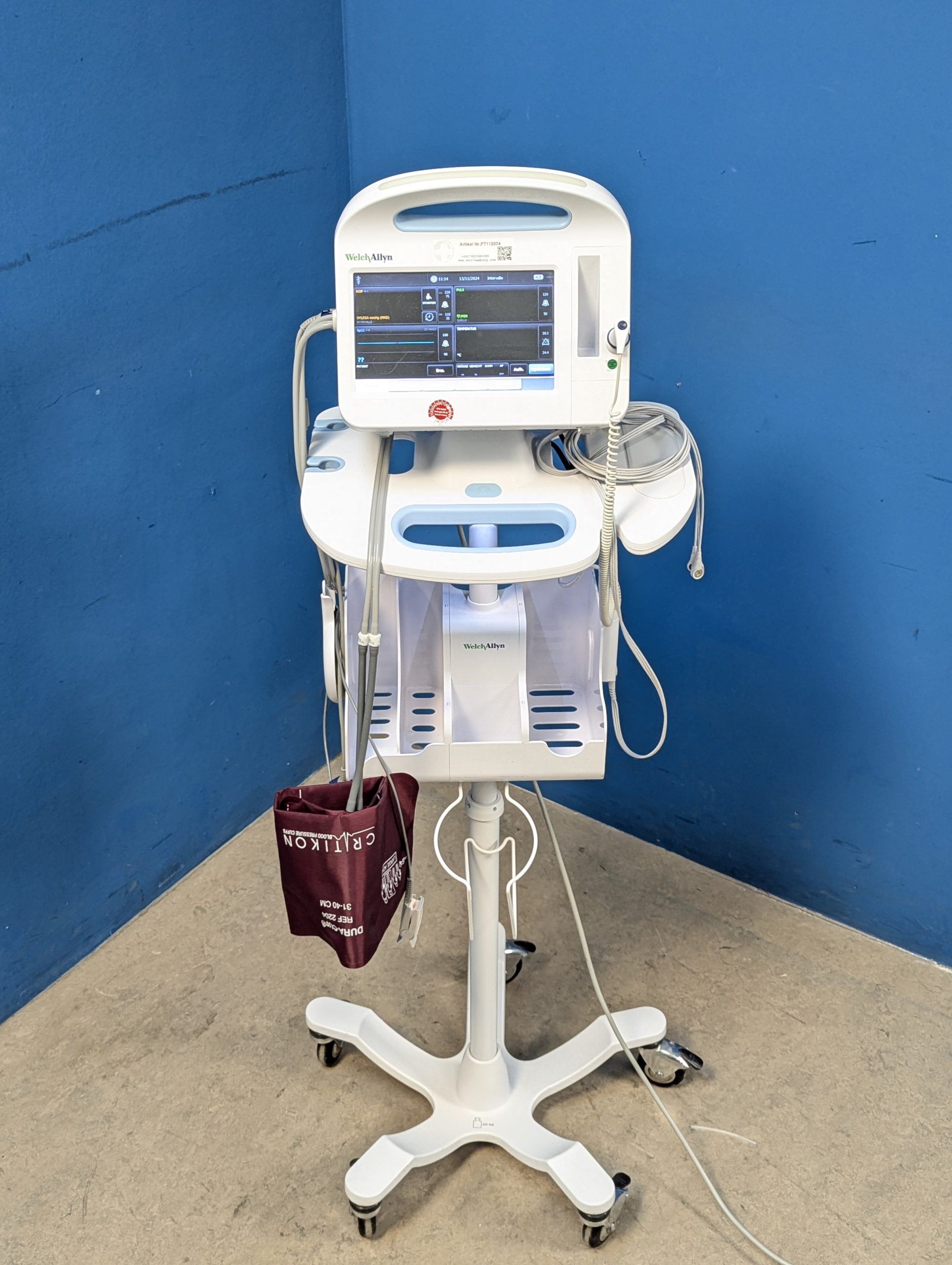 Welch Allyn Vital Signs Monitor 6000 Series Fahrbar