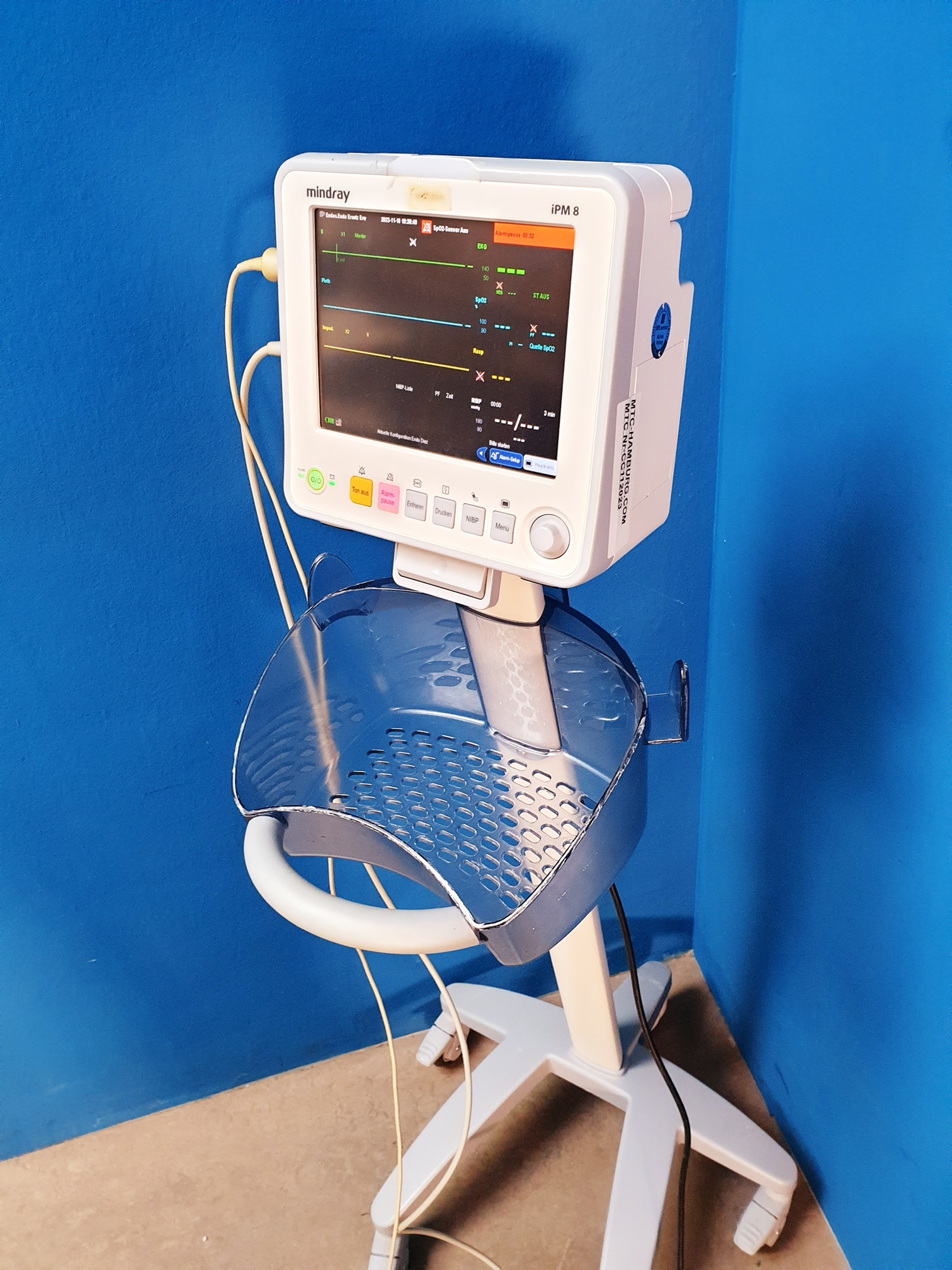 Mindray iPM 8 iPM8 Monitor – Übeerwachungsmonitor auf fahrbarem Gestell