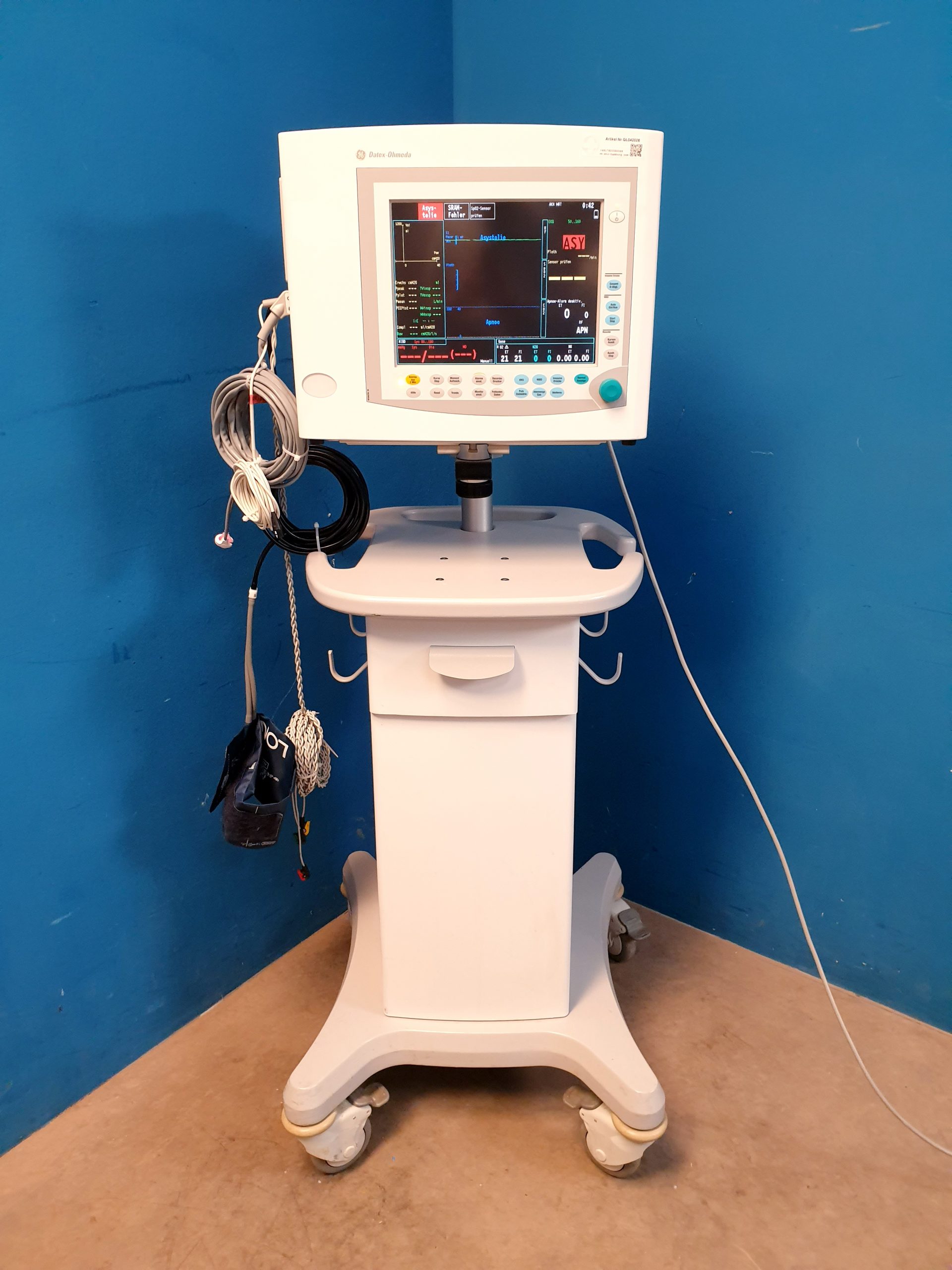 Datex GE N-MRI2-01 MRI Überwachungsmonitor mit Zubehör