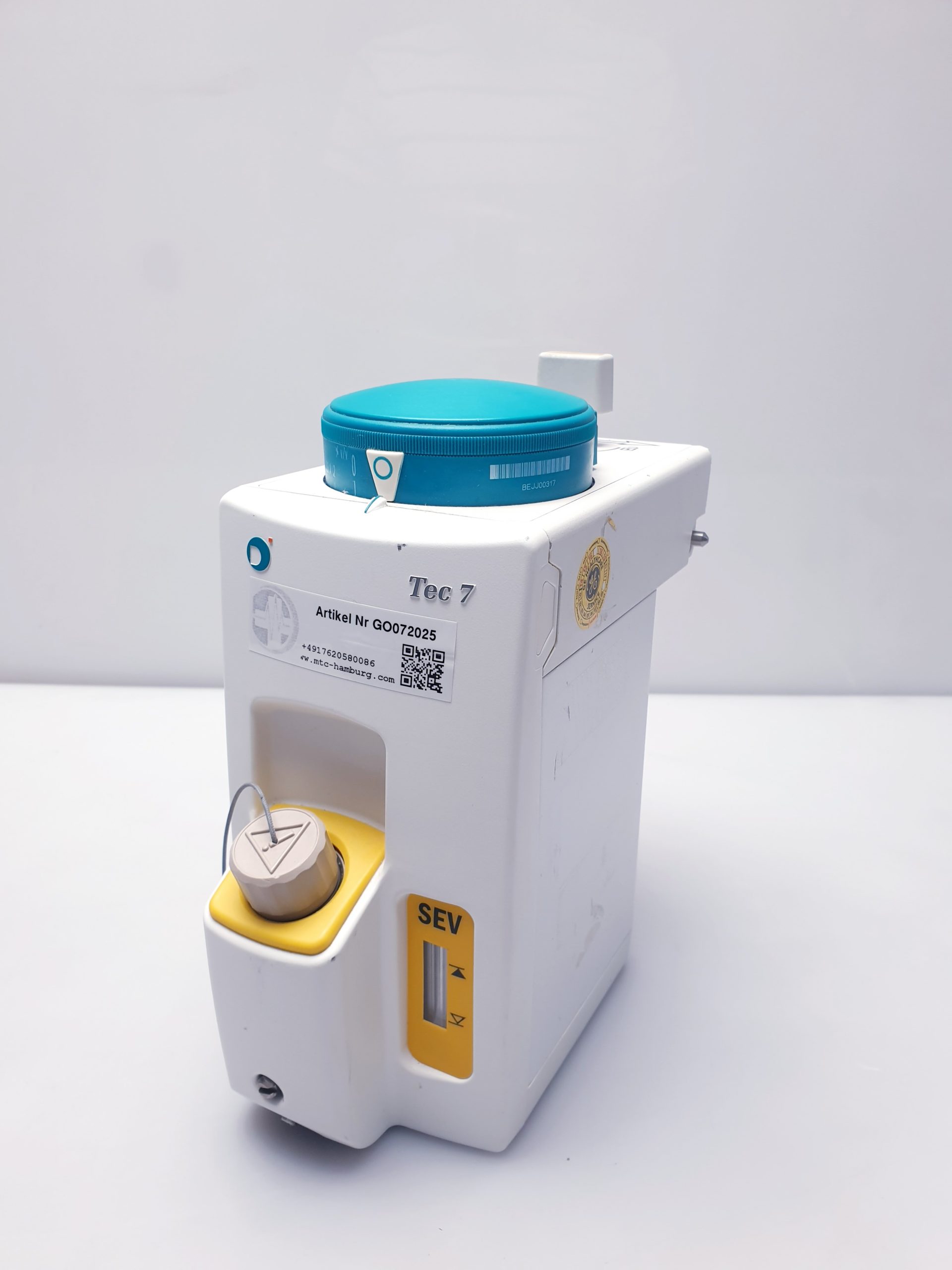 GE Datex Ohmeda TEC 7 – TEC7 – SEV Sevoflurane Vaporizer