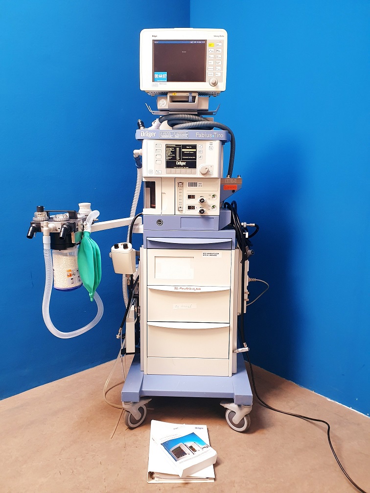 Dräger – Draeger FABIUS TIRO Narkosegerät + Infinity Delta – Fahrbar DOM 2008