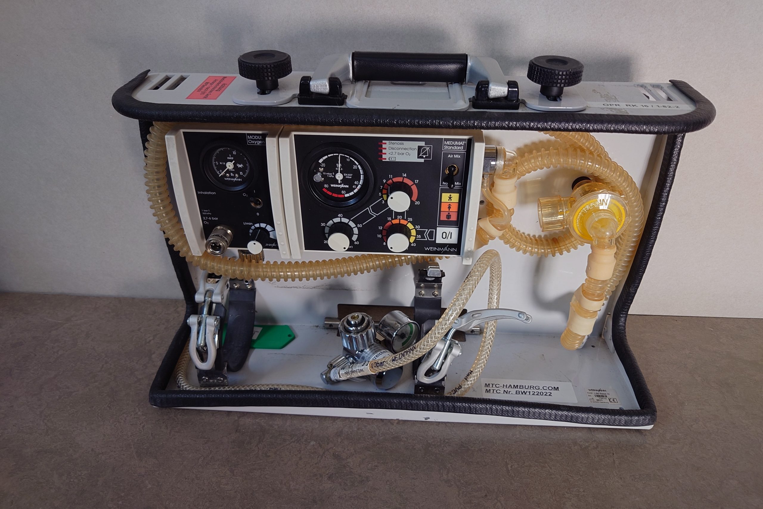 Weimann Medumat Standard + Oxygen Modul Beatmungsgerät – Notfallbeatung