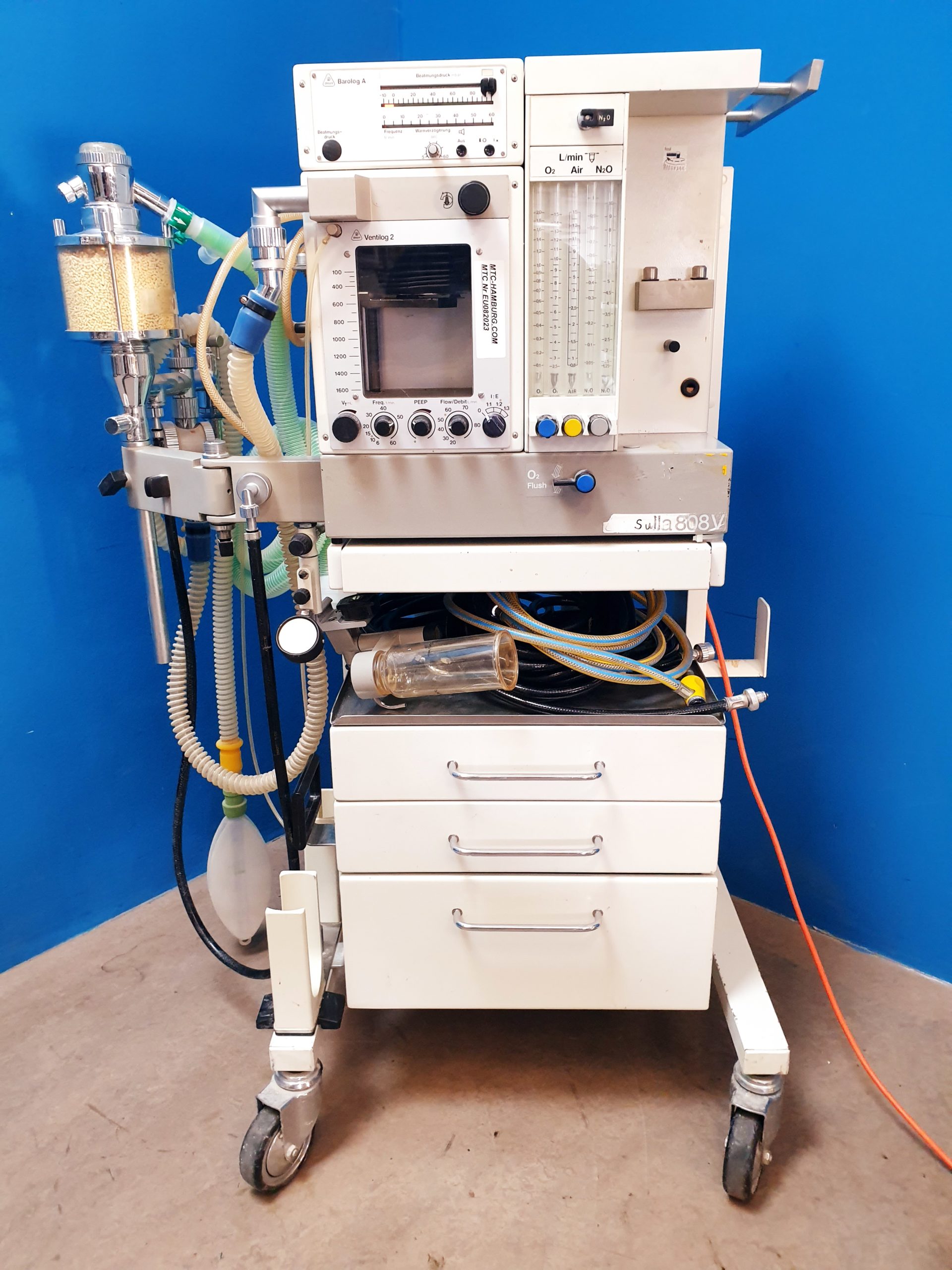 Dräger // Draeger Sulla 808 V // 808V Ventilog 2, Kreisteil,