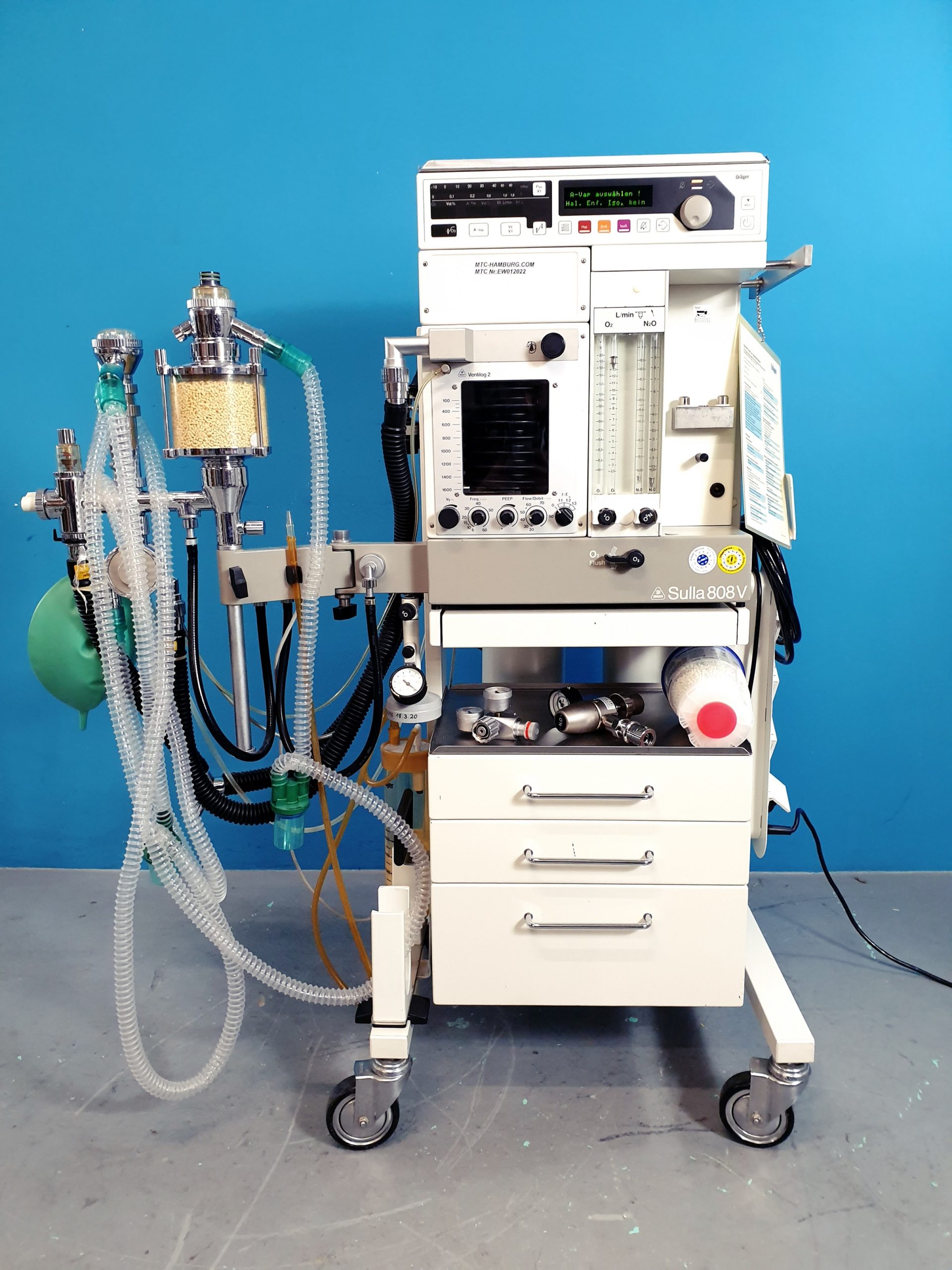 Dräger // Draeger Sulla 808 V // 808V Ventilog 2, PM8030 Kreisteil,